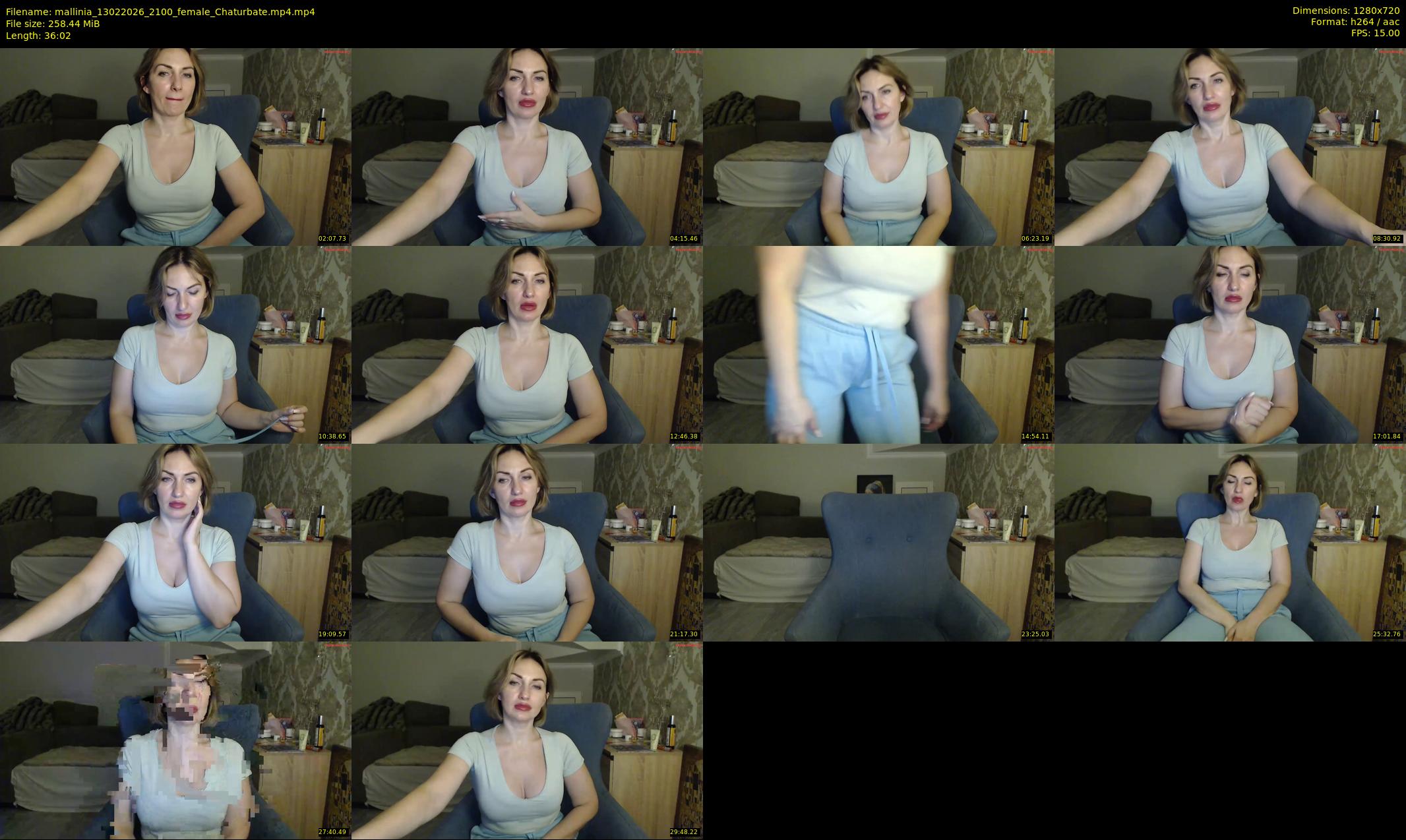 mallinia — 37 minute Chaturbate female cam show recording, 720p, Feb 13, 2026