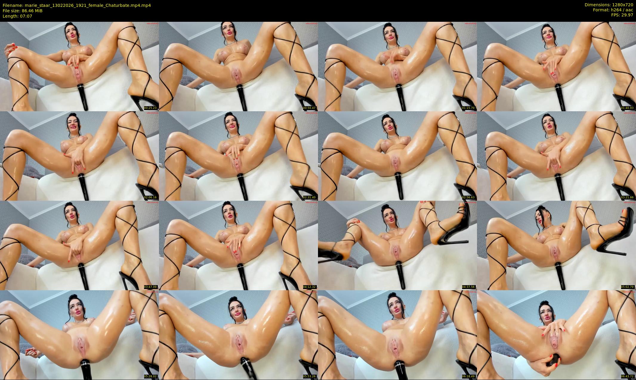 marie_staar — 8 minute Chaturbate female cam show recording, 720p, Feb 13, 2026