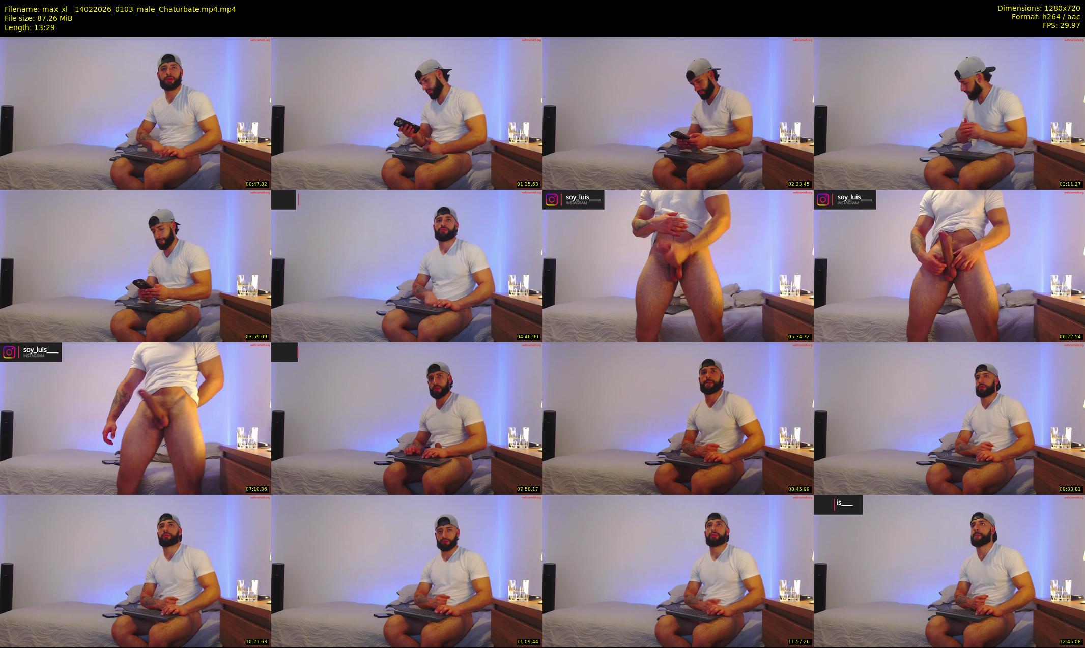 max_xl_ — 14 minute Chaturbate male cam show recording, 720p, Feb 14, 2026