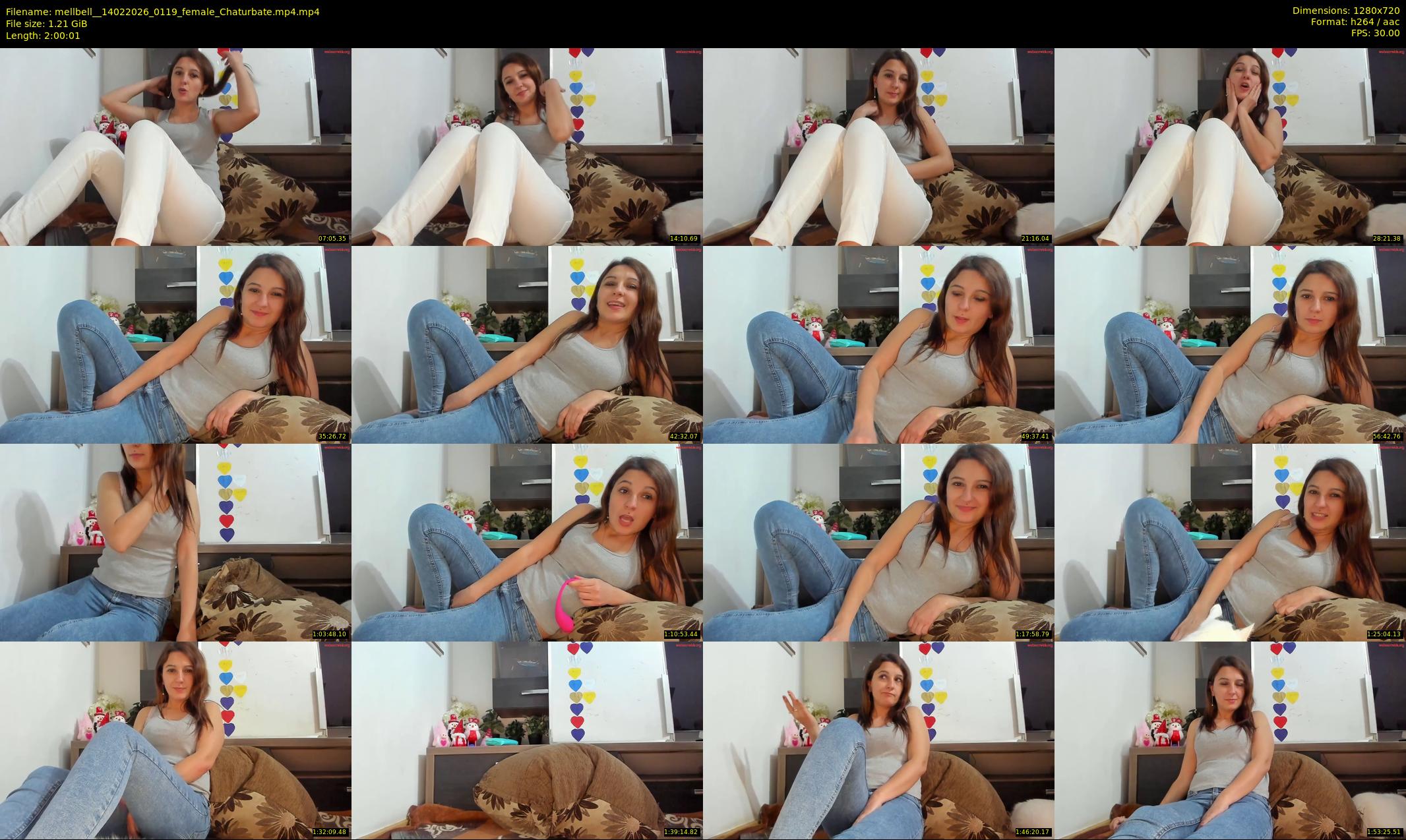 mellbell_ — 121 minute Chaturbate female cam show recording, 720p, Feb 14, 2026