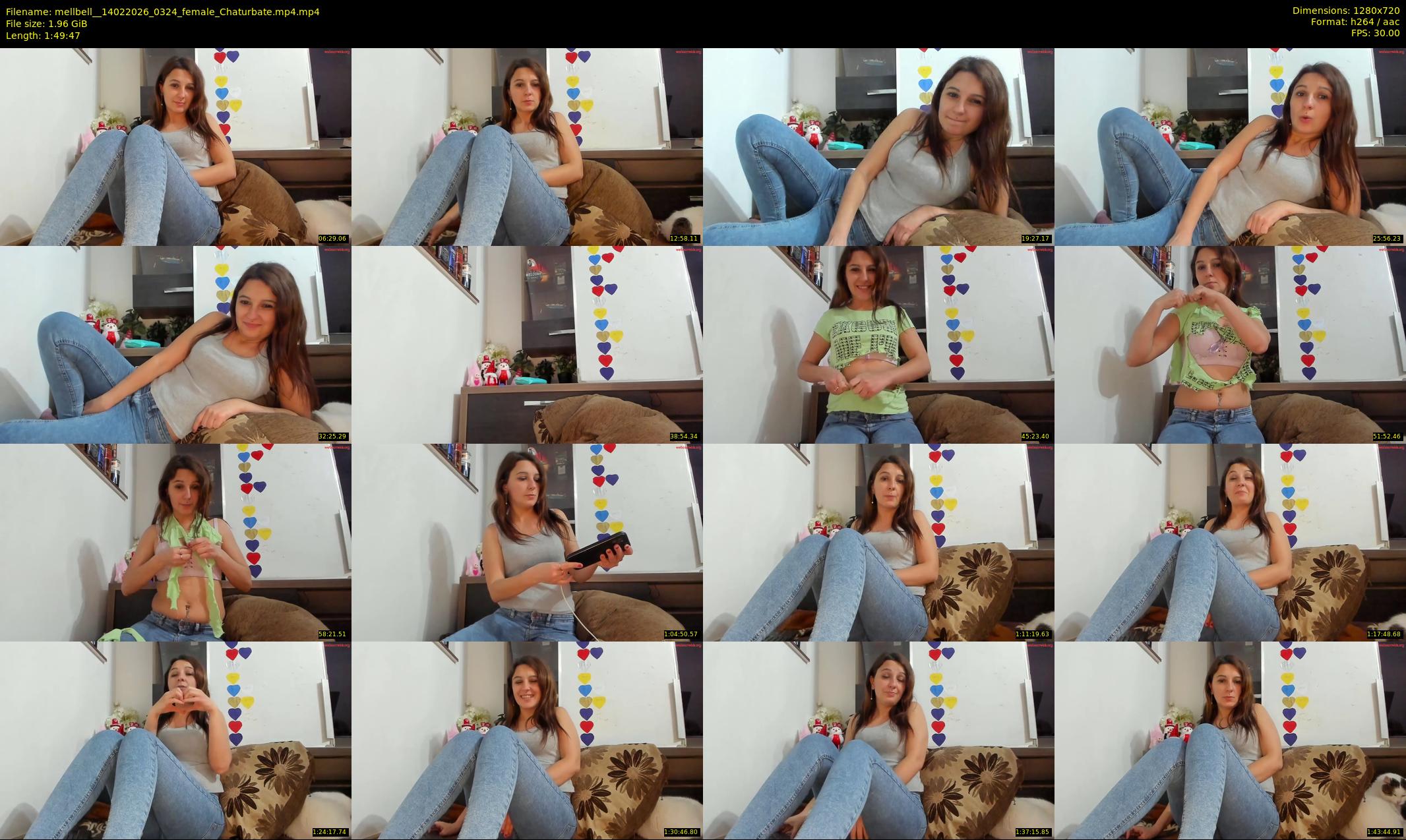 mellbell_ — 110 minute Chaturbate female cam show recording, 720p, Feb 14, 2026