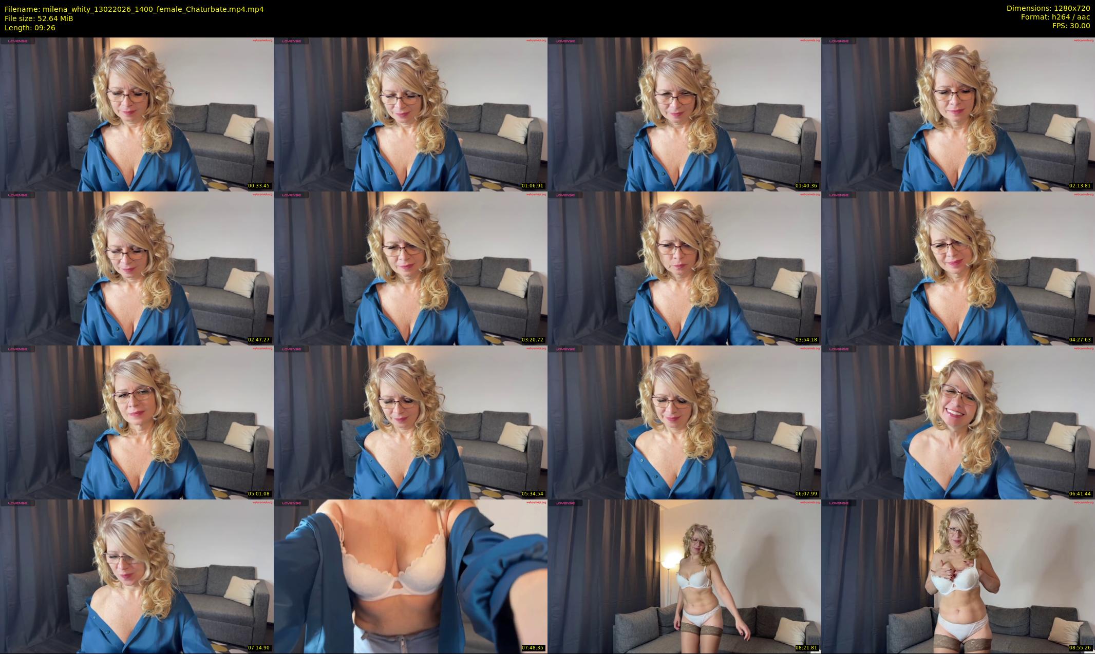 milena_whity — 10 minute Chaturbate female cam show recording, 720p, Feb 13, 2026