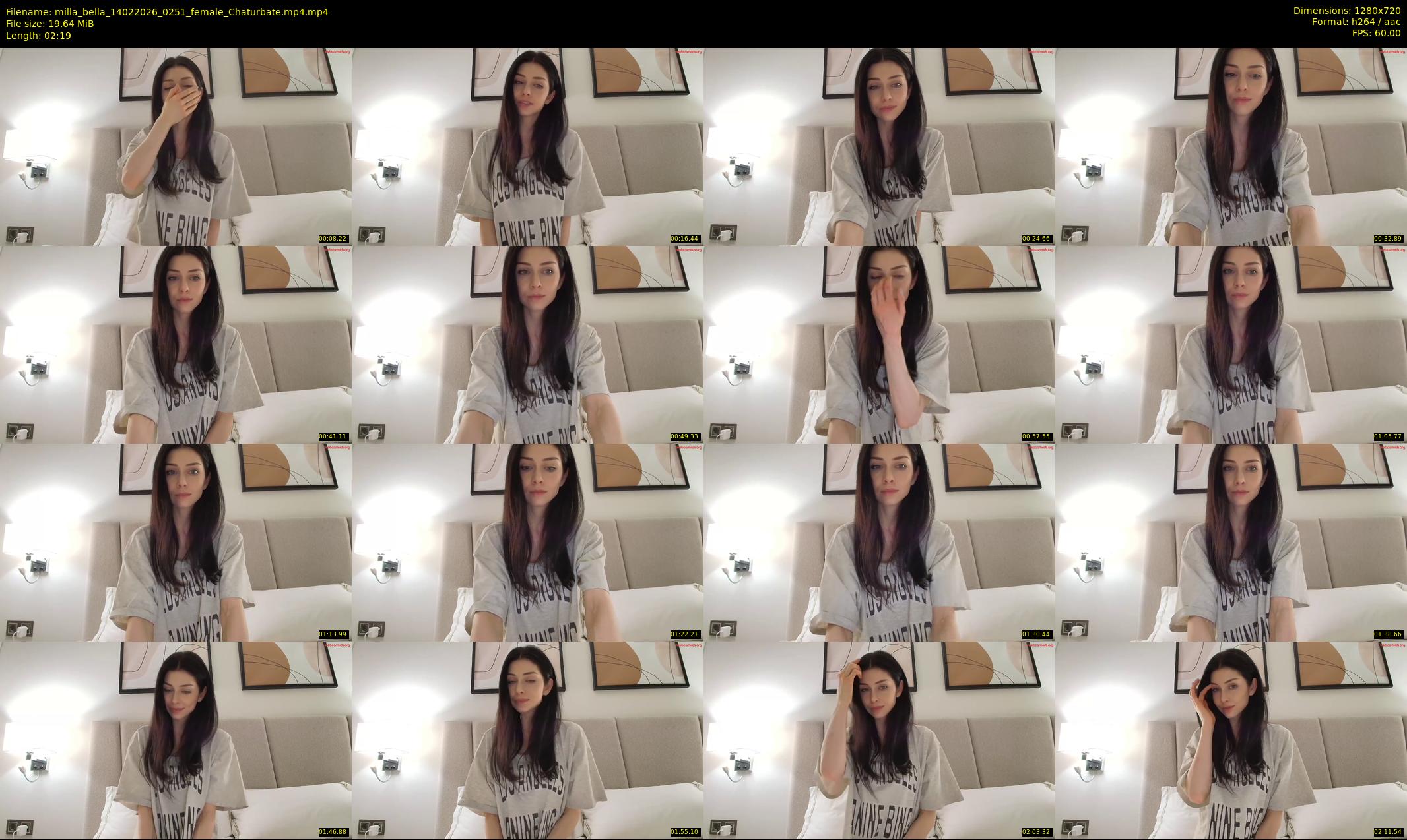 milla_bella — 3 minute Chaturbate female cam show recording, 720p, Feb 14, 2026