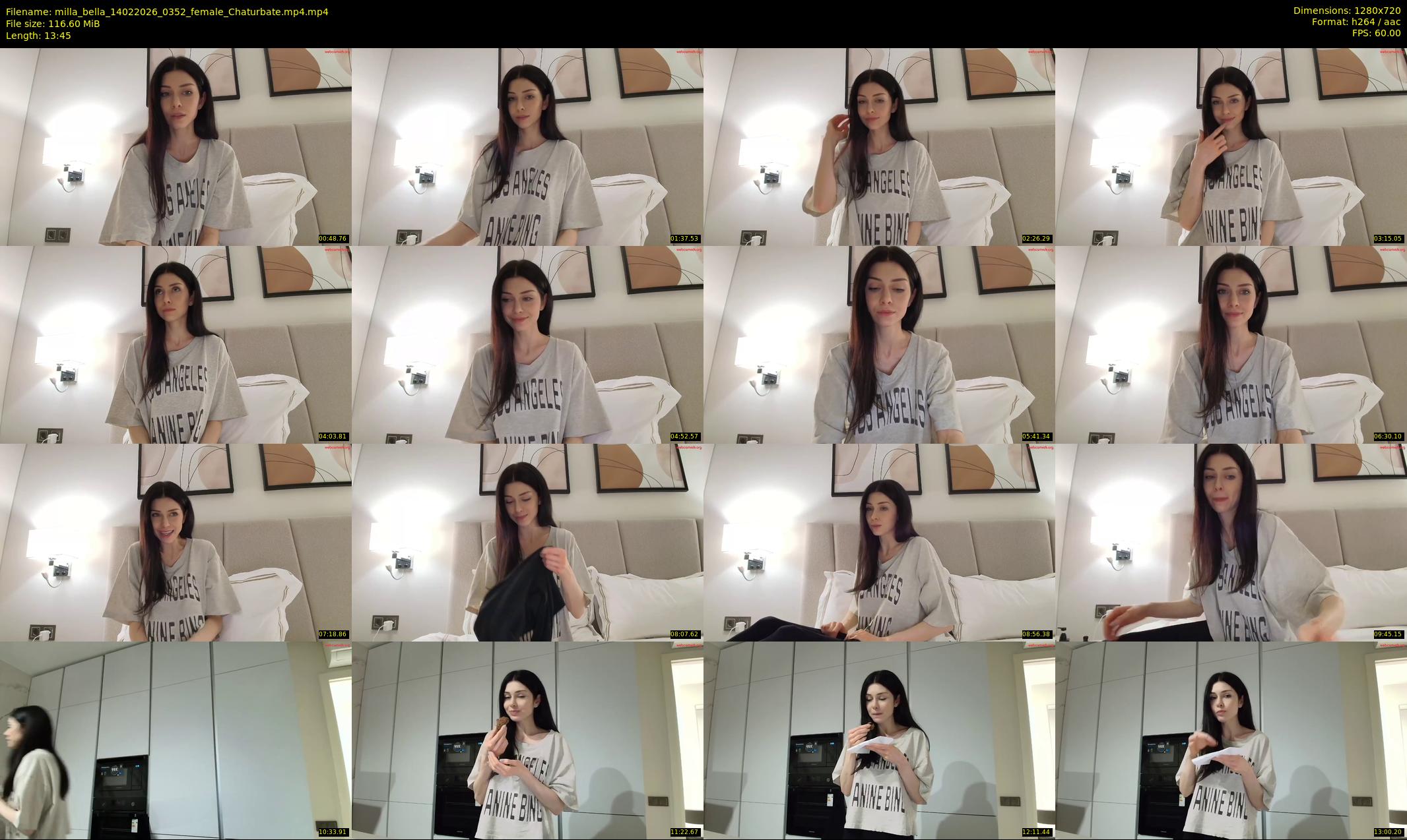 milla_bella — 14 minute Chaturbate female cam show recording, 720p, Feb 14, 2026