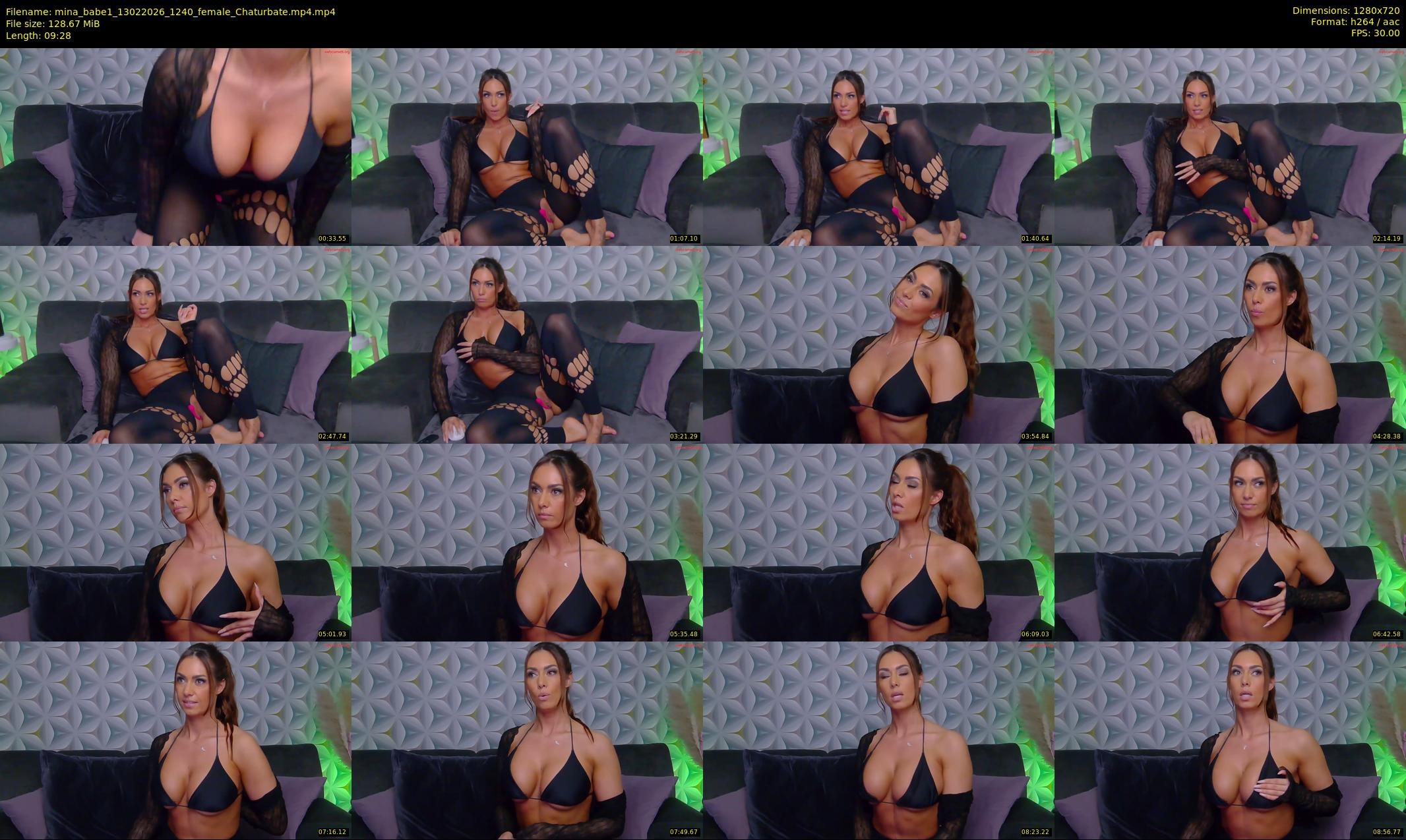 mina_babe1 — 10 minute Chaturbate female cam show recording, 720p, Feb 13, 2026