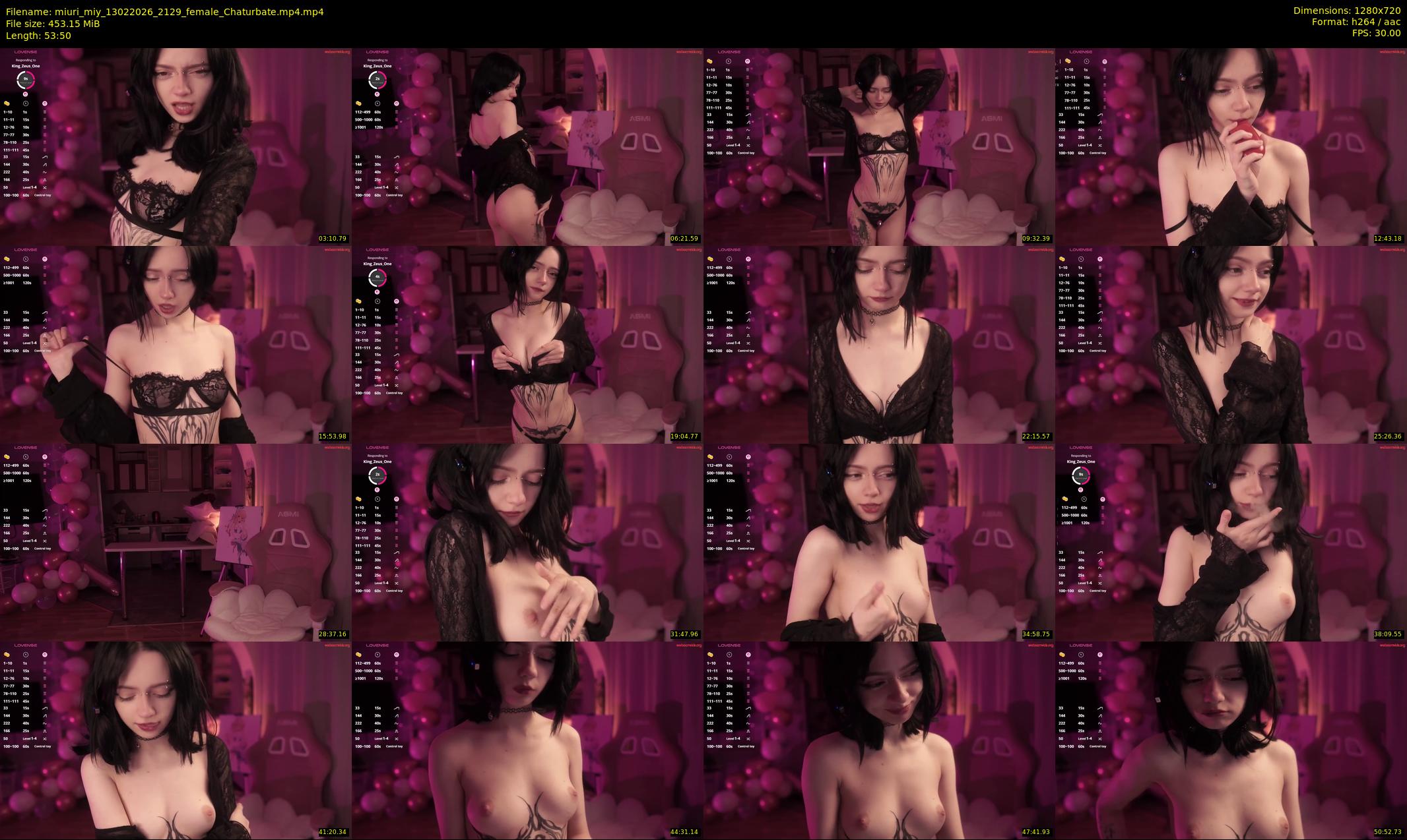 miuri_miy — 54 minute Chaturbate female cam show recording, 720p, Feb 13, 2026