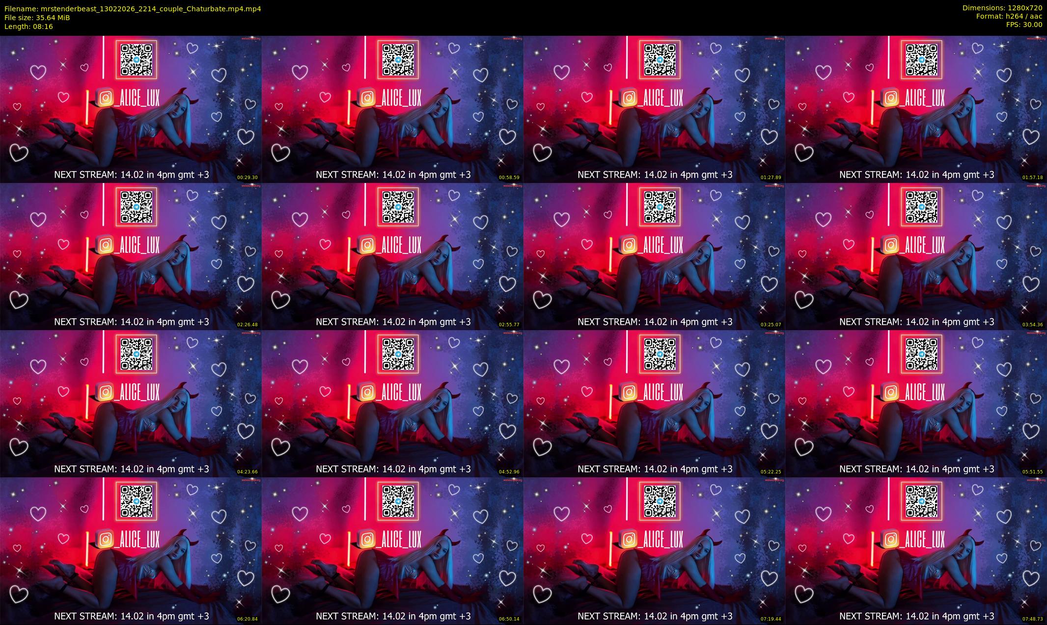 mrstenderbeast — 9 minute Chaturbate couple cam show recording, 720p, Feb 13, 2026