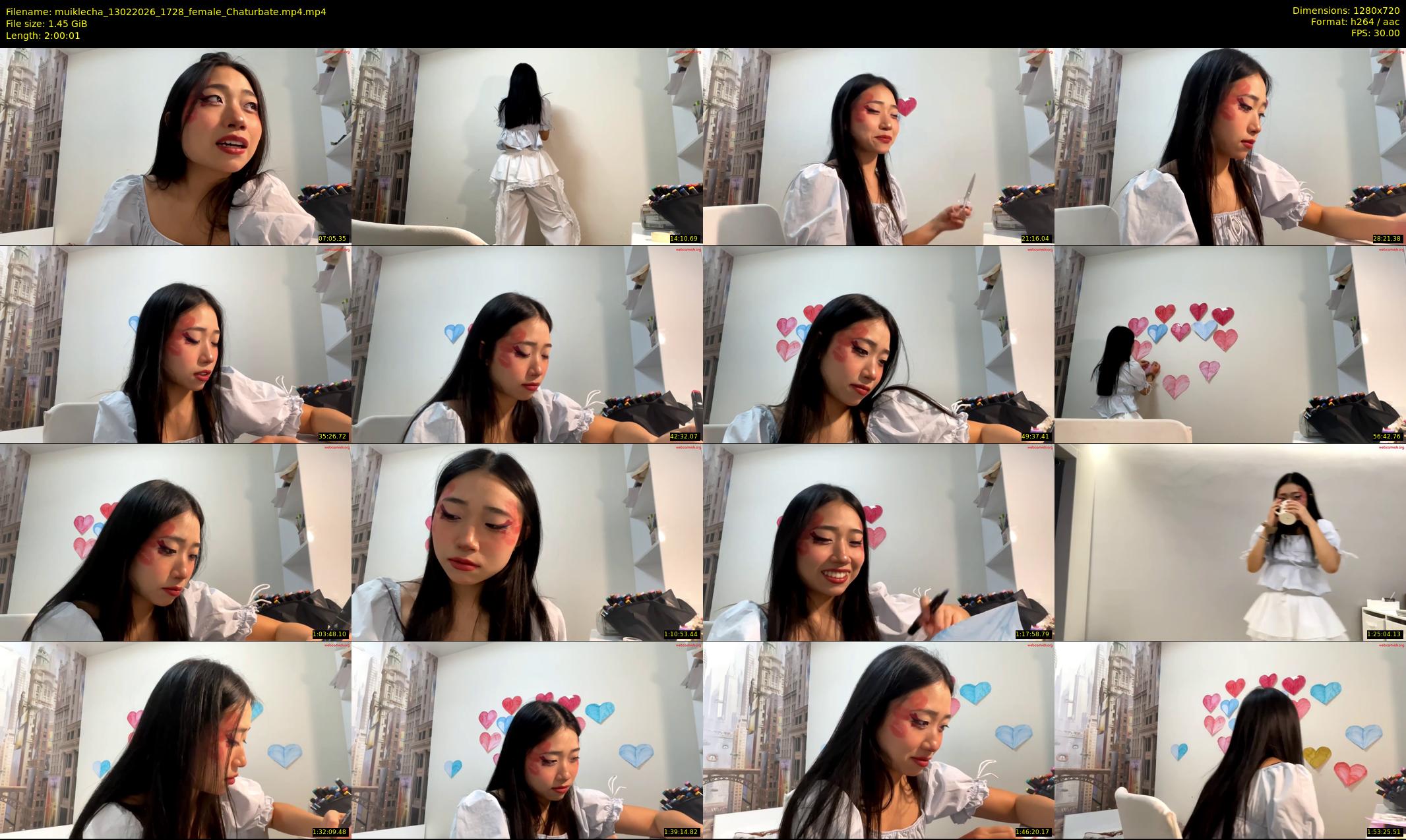 muiklecha — 121 minute Chaturbate female cam show recording, 720p, Feb 13, 2026