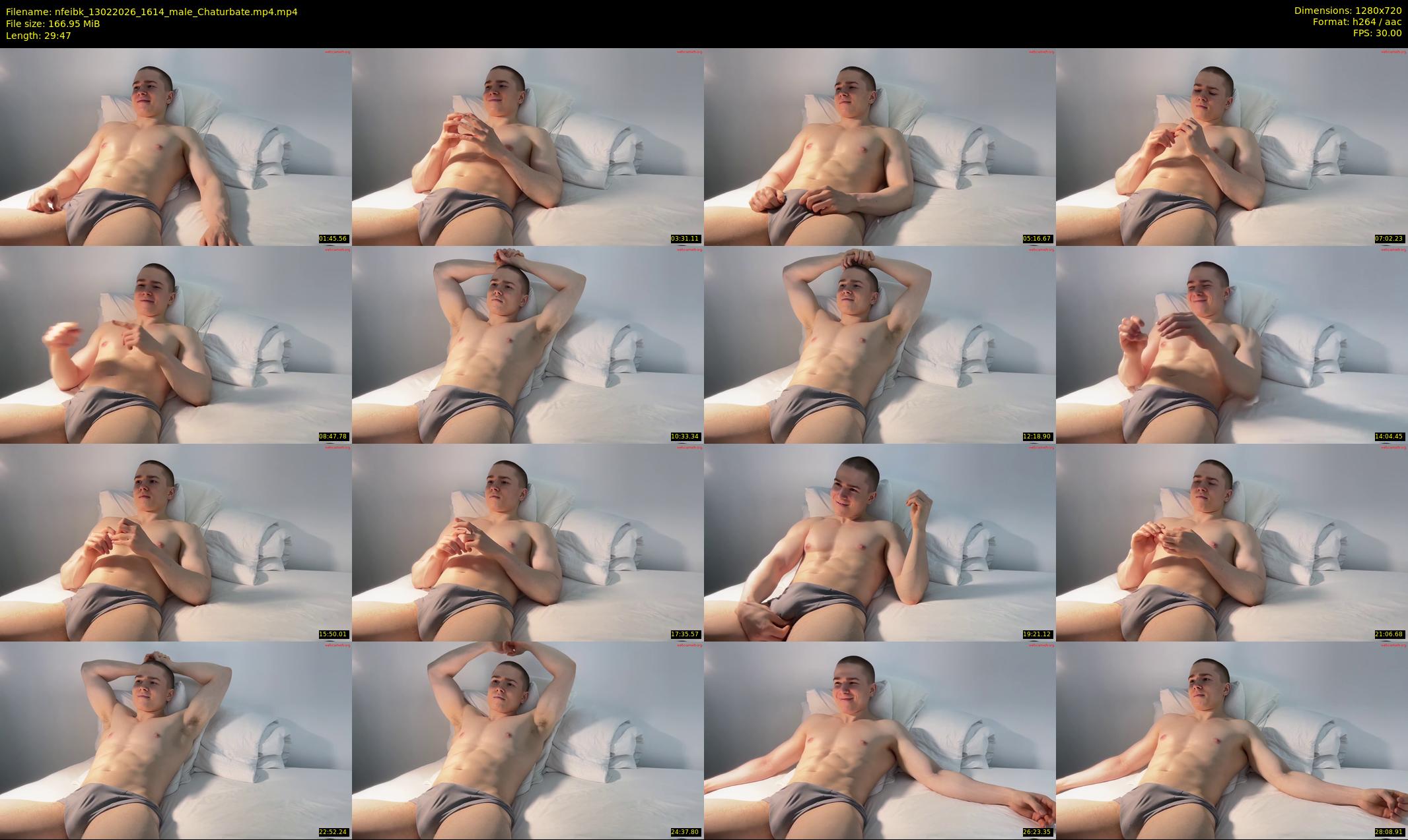 nfeibk — 30 minute Chaturbate male cam show recording, 720p, Feb 13, 2026