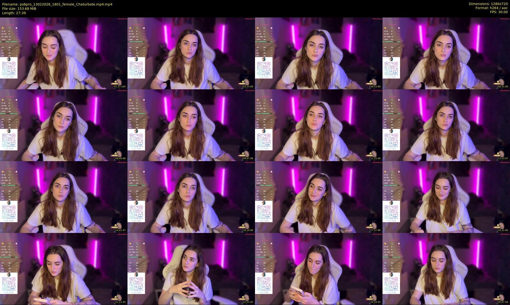 ps6pro — 28 minute Chaturbate female cam show recording, 720p, Feb 13, 2026