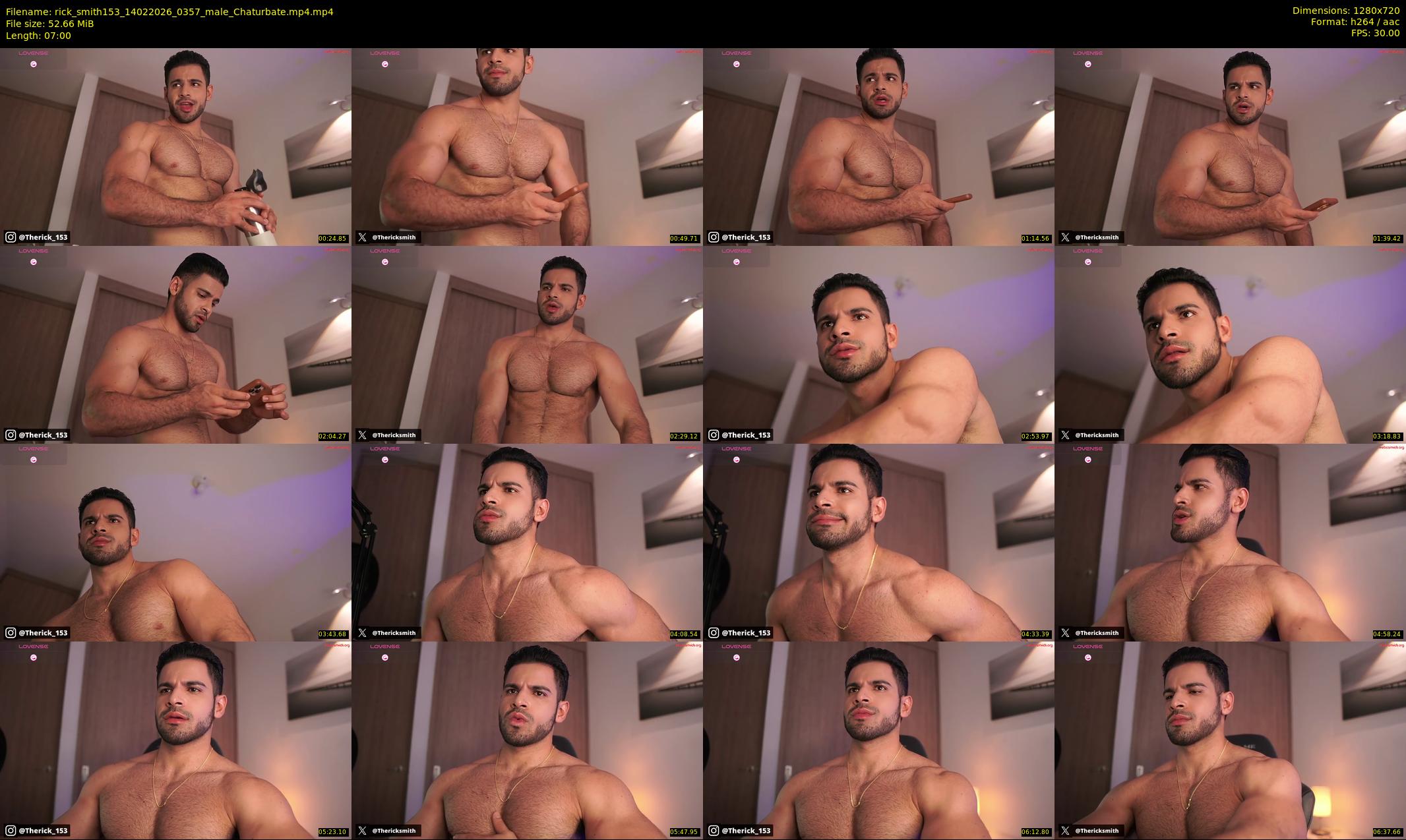 rick_smith153 — 7 minute Chaturbate male cam show recording, 720p, Feb 14, 2026