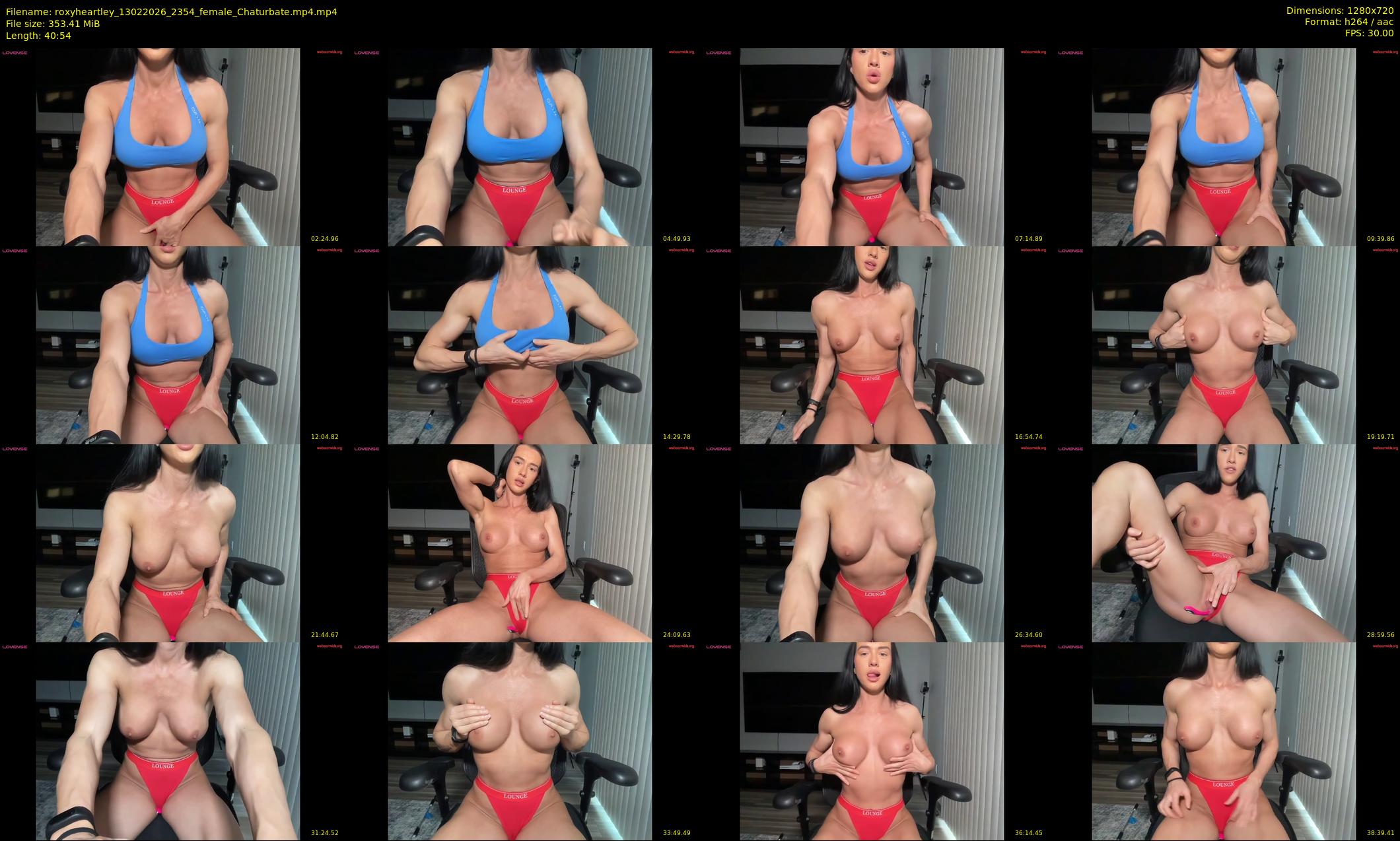 roxyheartley — 41 minute Chaturbate female cam show recording, 720p, Feb 13, 2026
