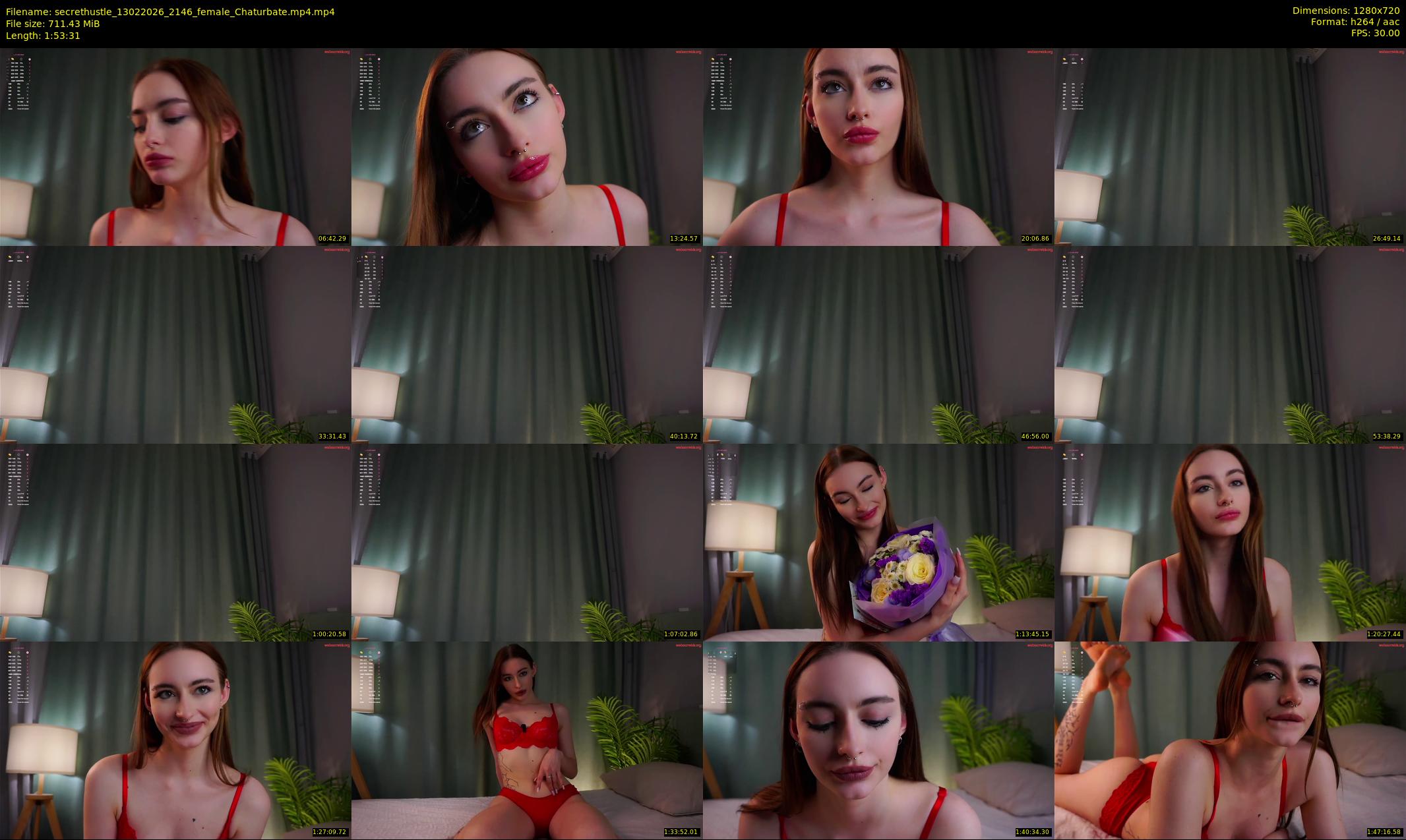 secrethustle — 114 minute Chaturbate female cam show recording, 720p, Feb 13, 2026