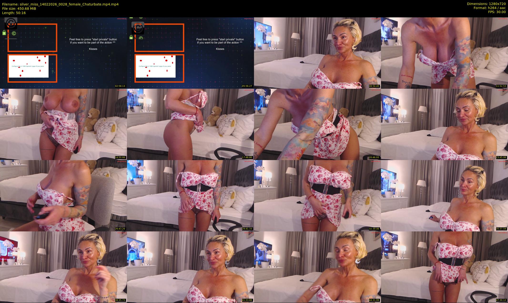 silver_miss — 51 minute Chaturbate female cam show recording, 720p, Feb 14, 2026