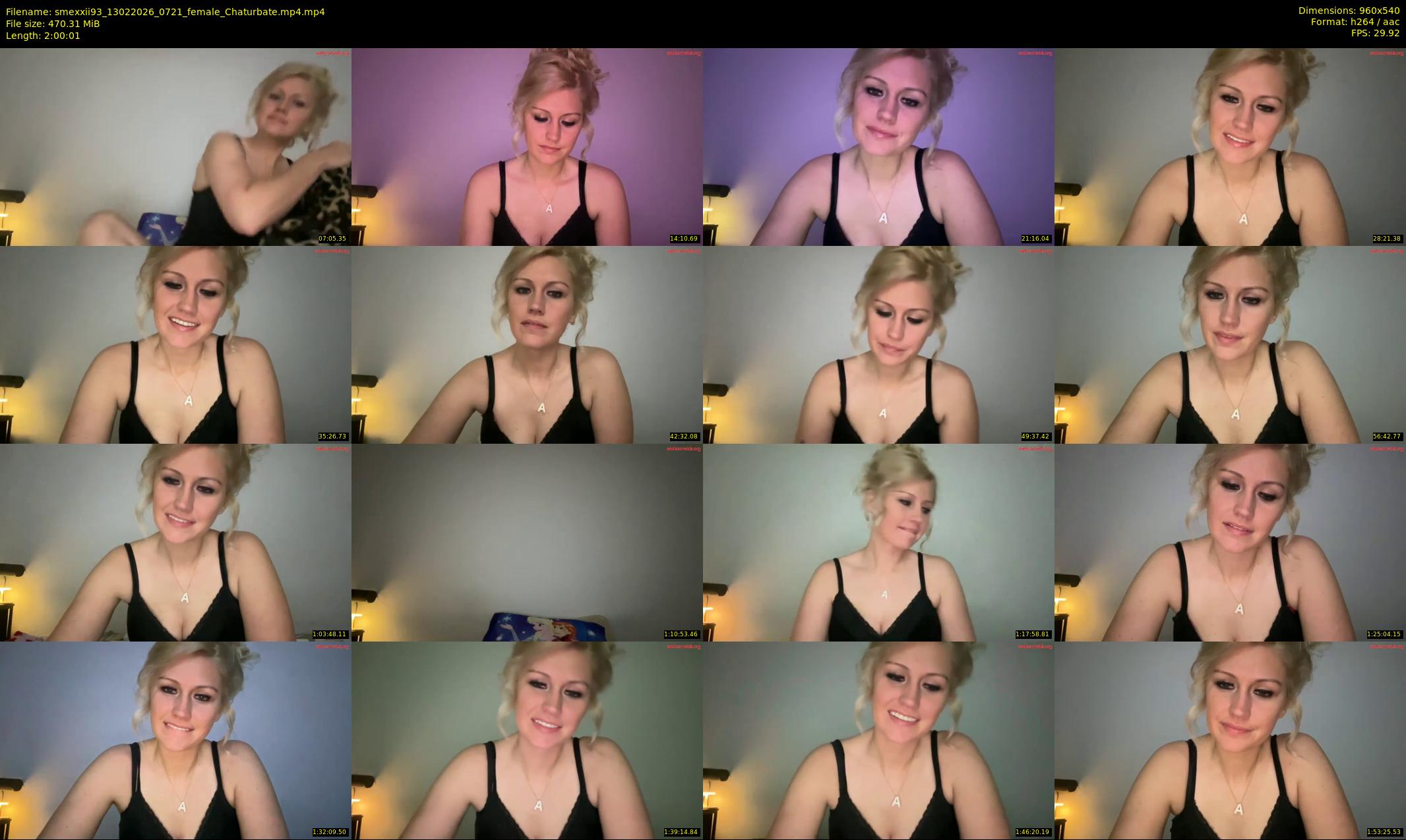 smexxii93 — 121 minute Chaturbate female cam show recording, 480p, Feb 13, 2026