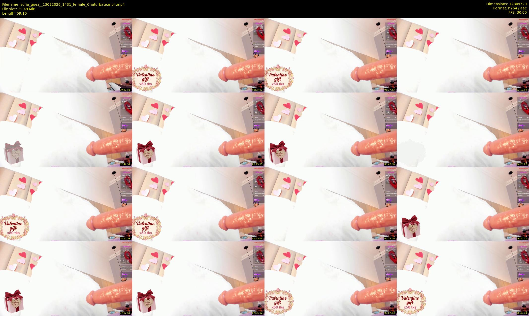 sofia_goez_ — 10 minute Chaturbate female cam show recording, 720p, Feb 13, 2026