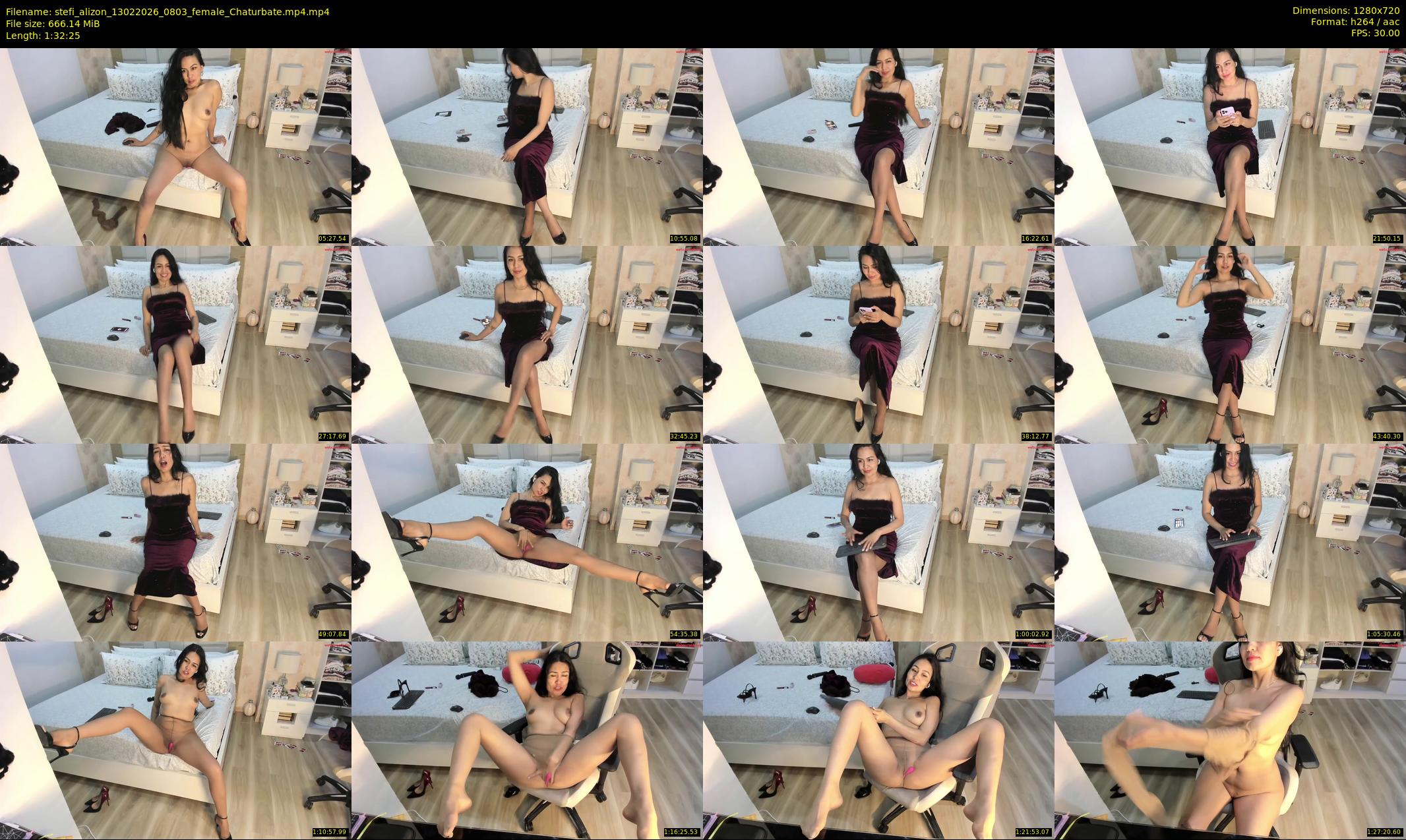 stefi_alizon — 93 minute Chaturbate female cam show recording, 720p, Feb 13, 2026