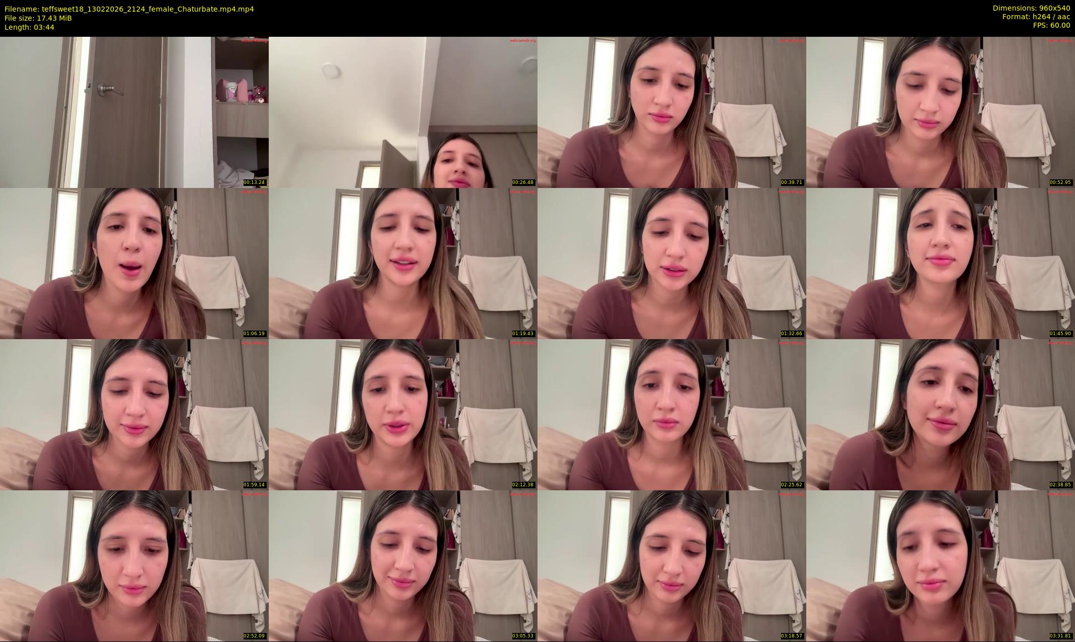 teffsweet18 — 4 minute Chaturbate female cam show recording, 480p, Feb 13, 2026