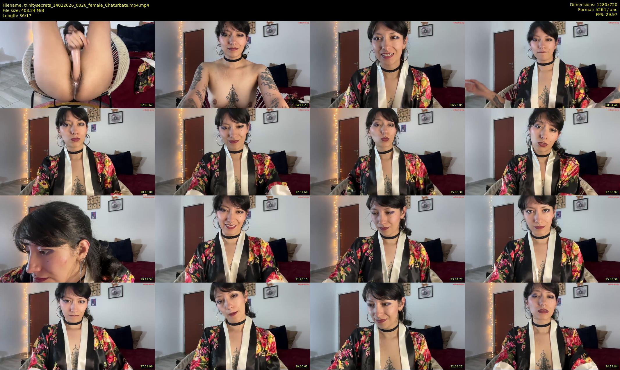 trinitysecrets — 37 minute Chaturbate female cam show recording, 720p, Feb 14, 2026