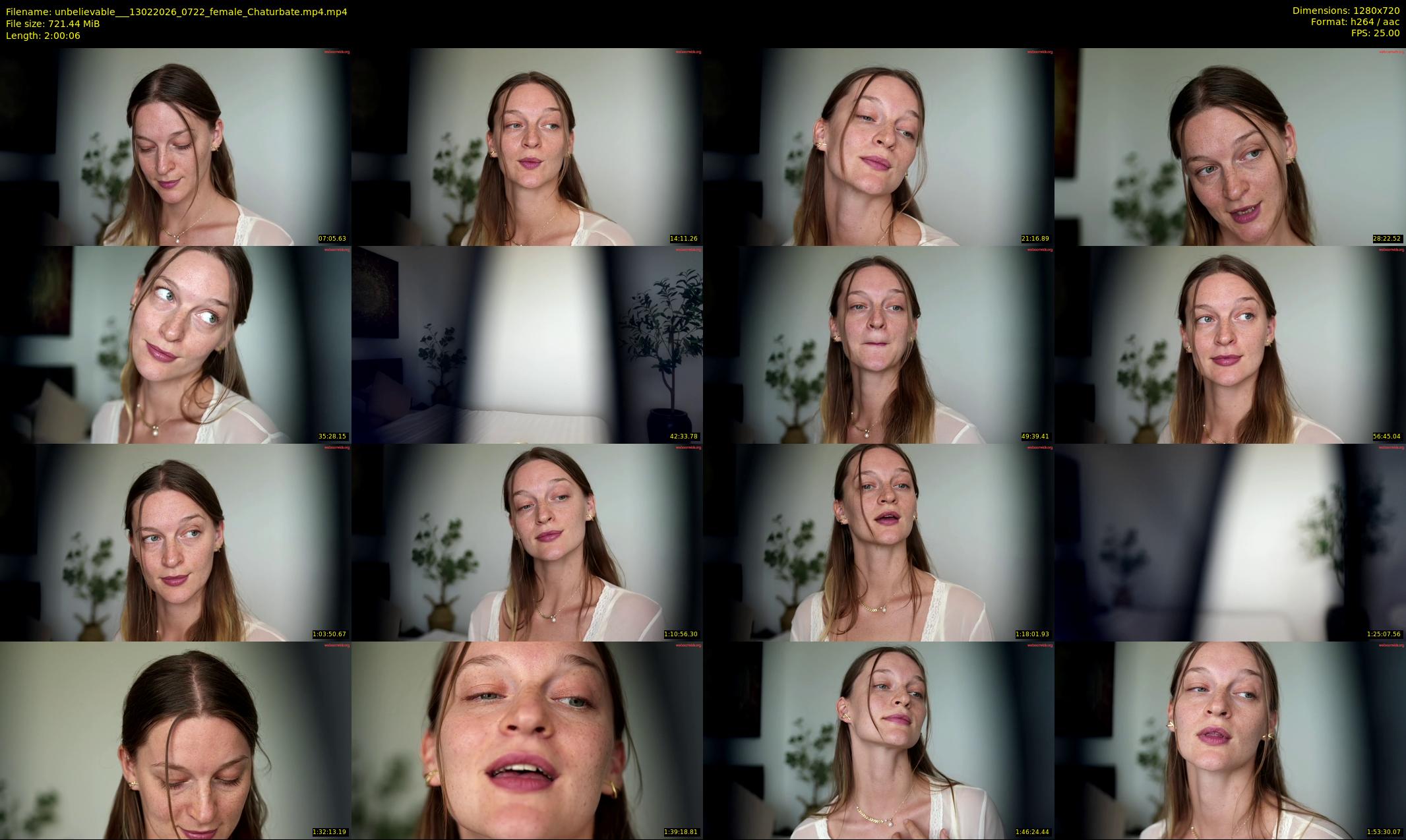 unbelievable__ — 121 minute Chaturbate female cam show recording, 720p, Feb 13, 2026