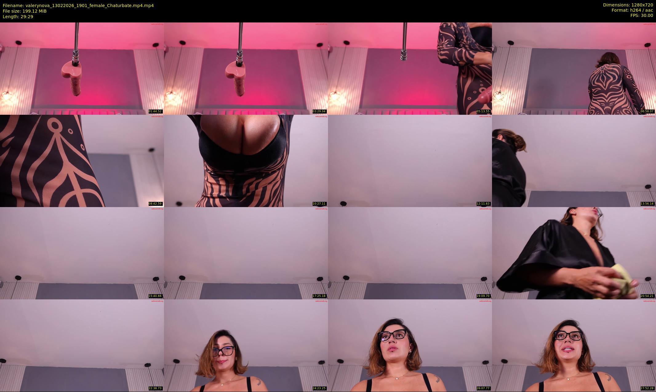 valerynova — 30 minute Chaturbate female cam show recording, 720p, Feb 13, 2026