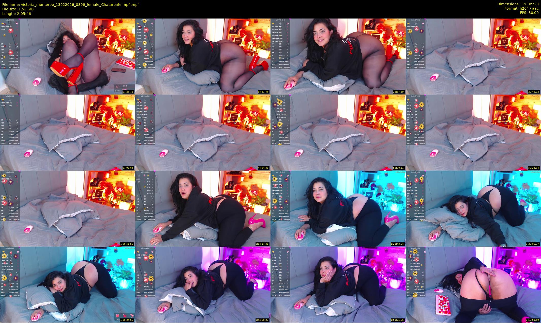 victoria_monteroo — 126 minute Chaturbate female cam show recording, 720p, Feb 13, 2026