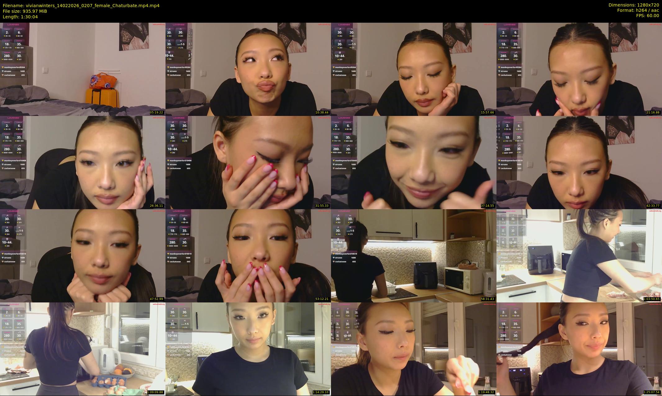 vivianwinters — 91 minute Chaturbate female cam show recording, 720p, Feb 14, 2026