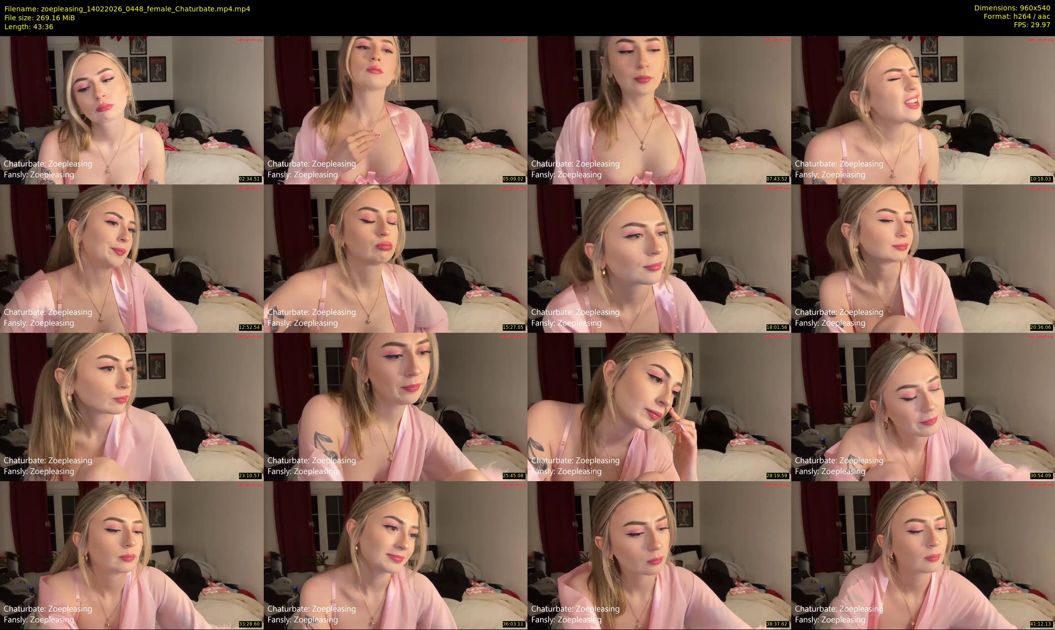 zoepleasing — 44 minute Chaturbate female cam show recording, 480p, Feb 14, 2026
