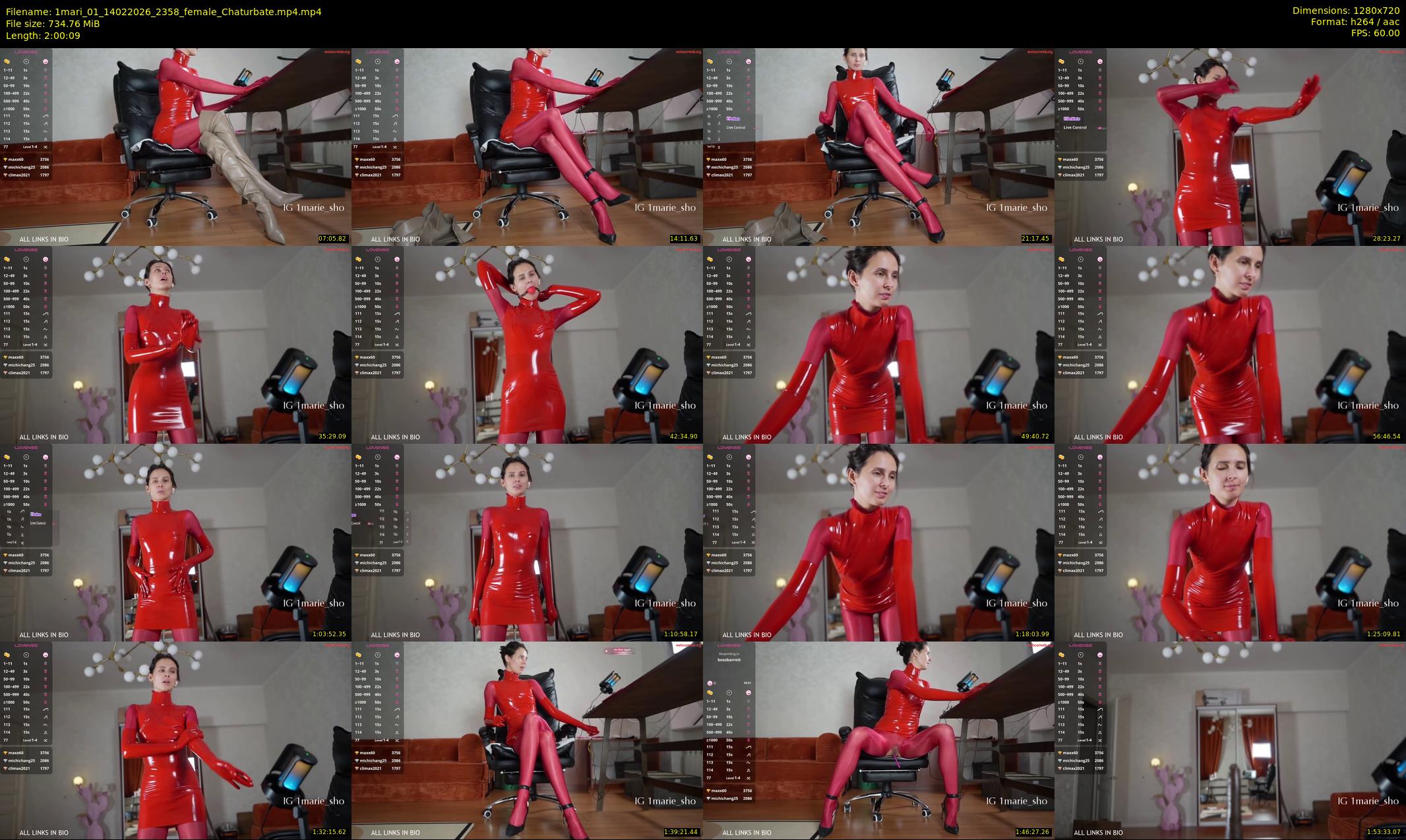 1mari_01 — 121 minute Chaturbate female cam show recording, 720p, Feb 14, 2026
