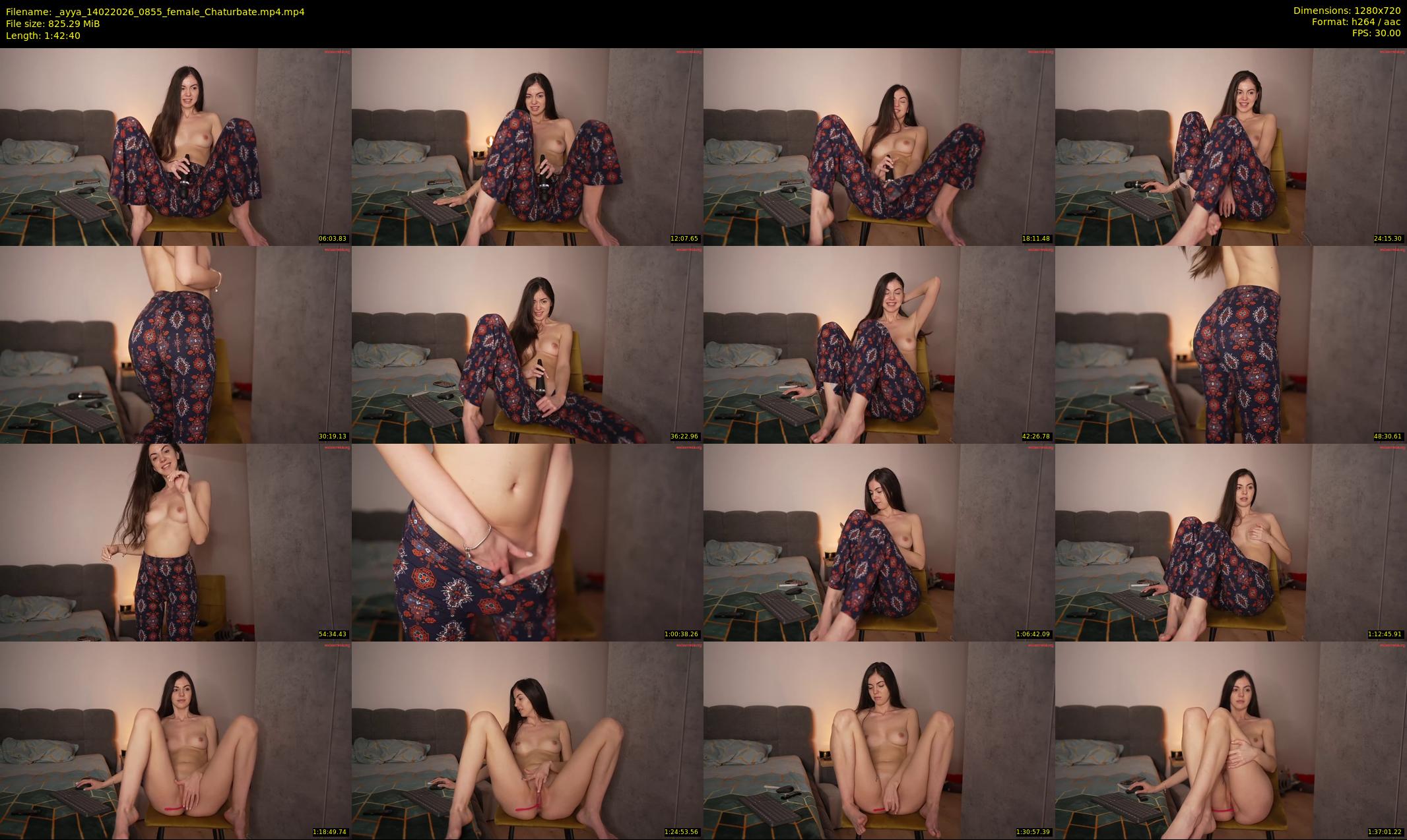_ayya — 103 minute Chaturbate female cam show recording, 720p, Feb 14, 2026