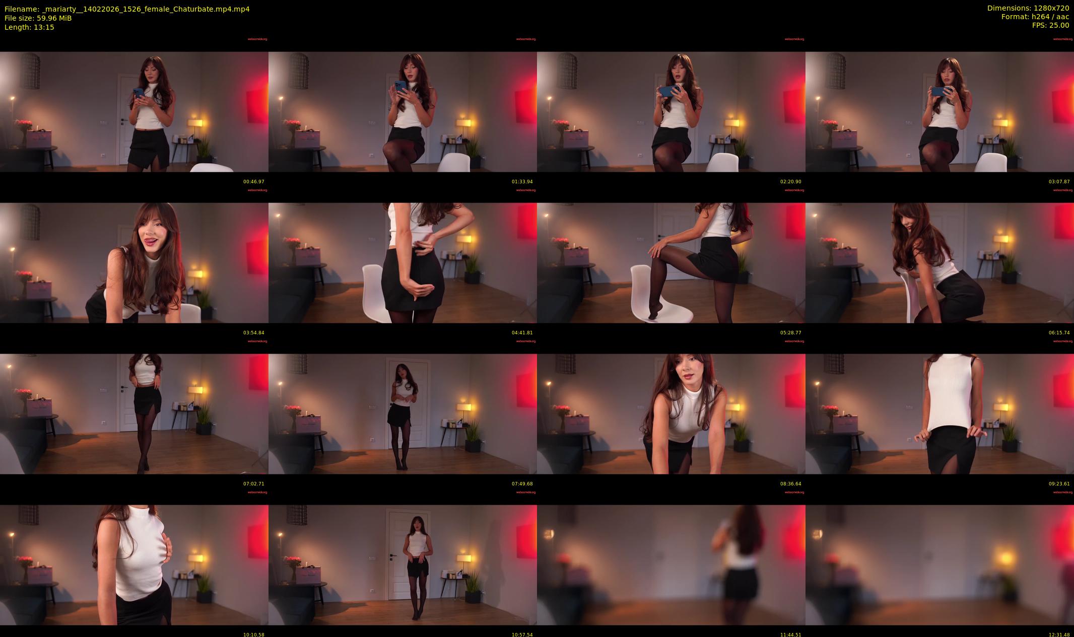 _mariarty_ — 14 minute Chaturbate female cam show recording, 720p, Feb 14, 2026