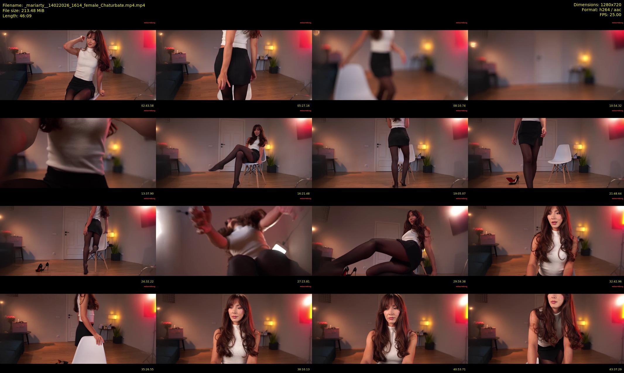 _mariarty_ — 47 minute Chaturbate female cam show recording, 720p, Feb 14, 2026