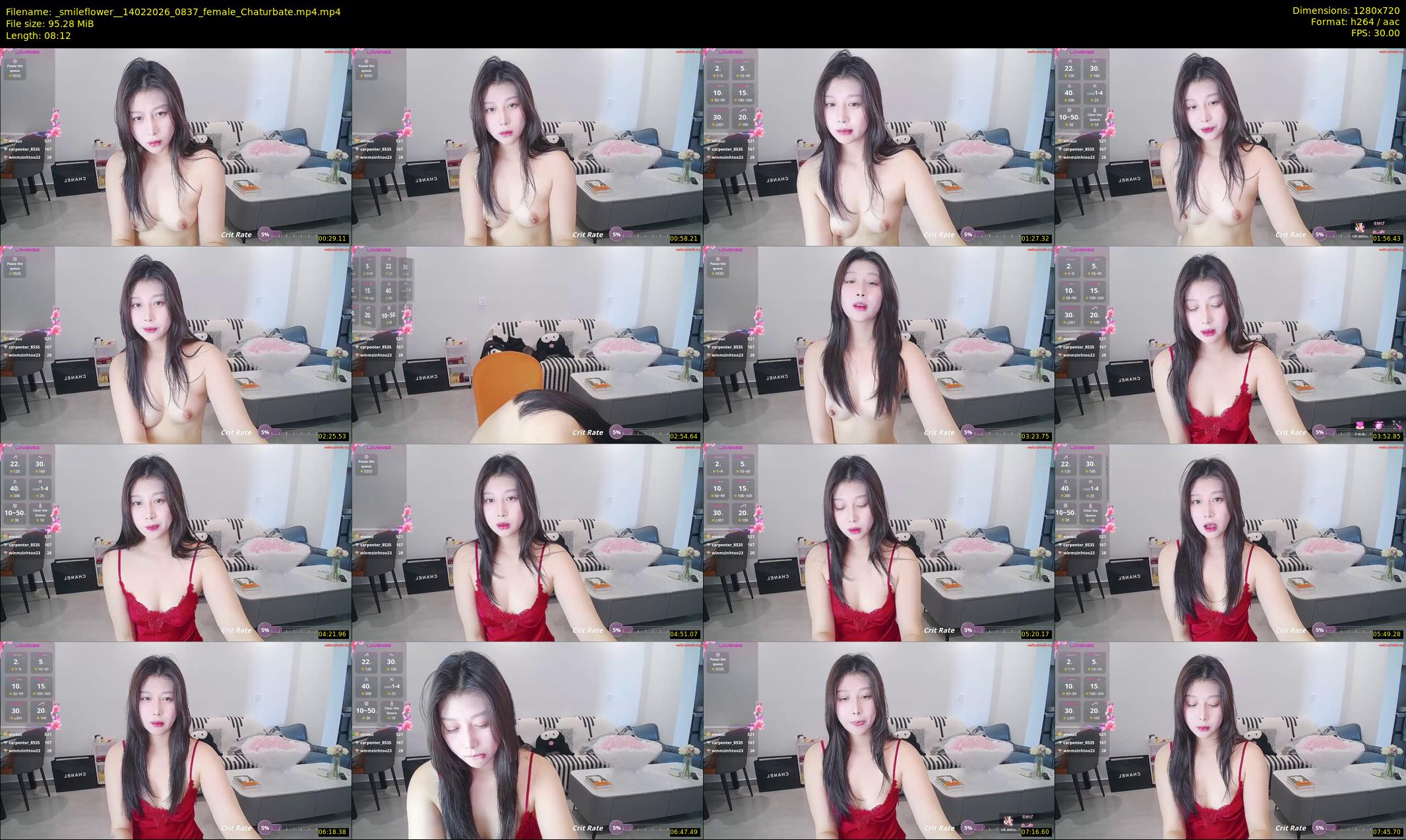 _smileflower_ — 9 minute Chaturbate female cam show recording, 720p, Feb 14, 2026