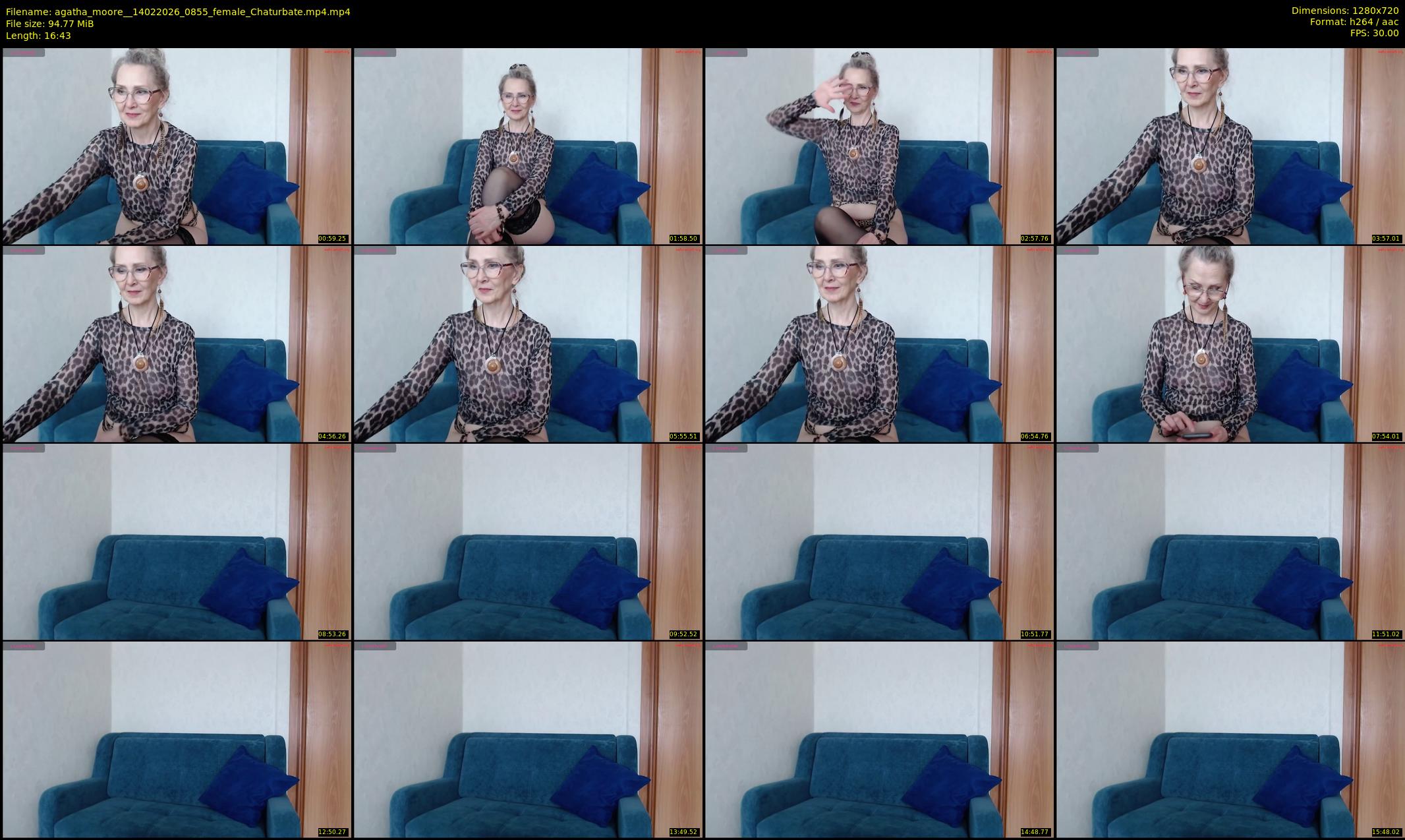 agatha_moore_ — 17 minute Chaturbate female cam show recording, 720p, Feb 14, 2026