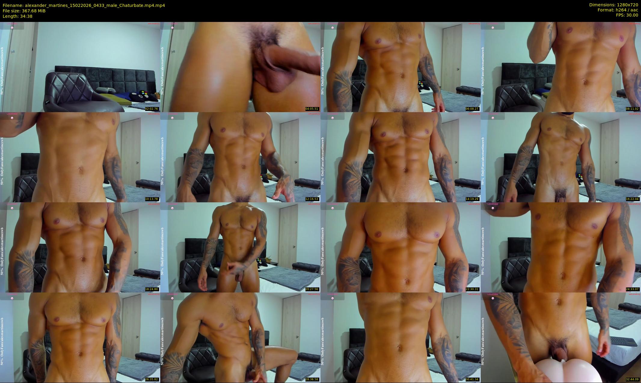 alexander_martines — 35 minute Chaturbate male cam show recording, 720p, Feb 15, 2026