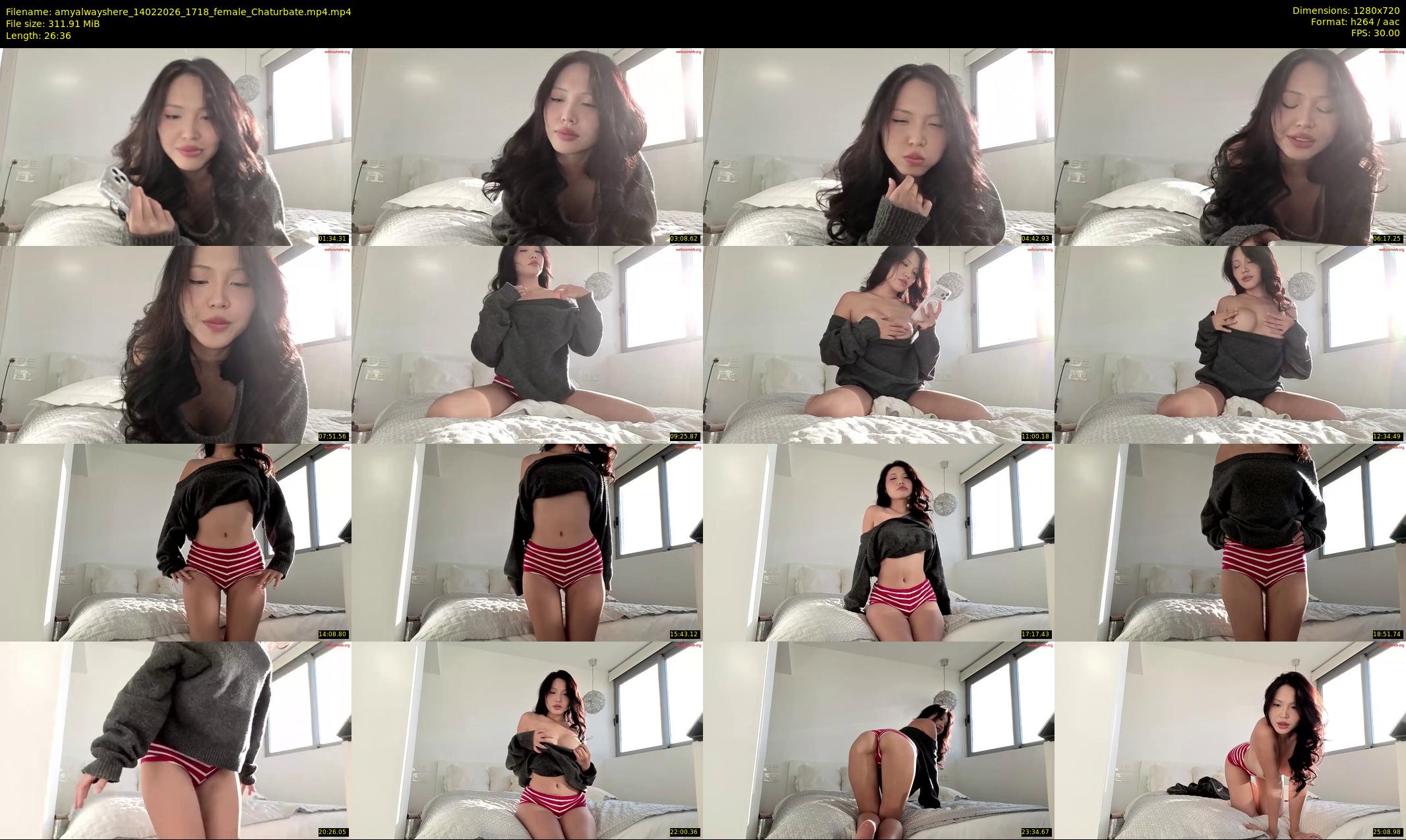 amyalwayshere — 27 minute Chaturbate female cam show recording, 720p, Feb 14, 2026