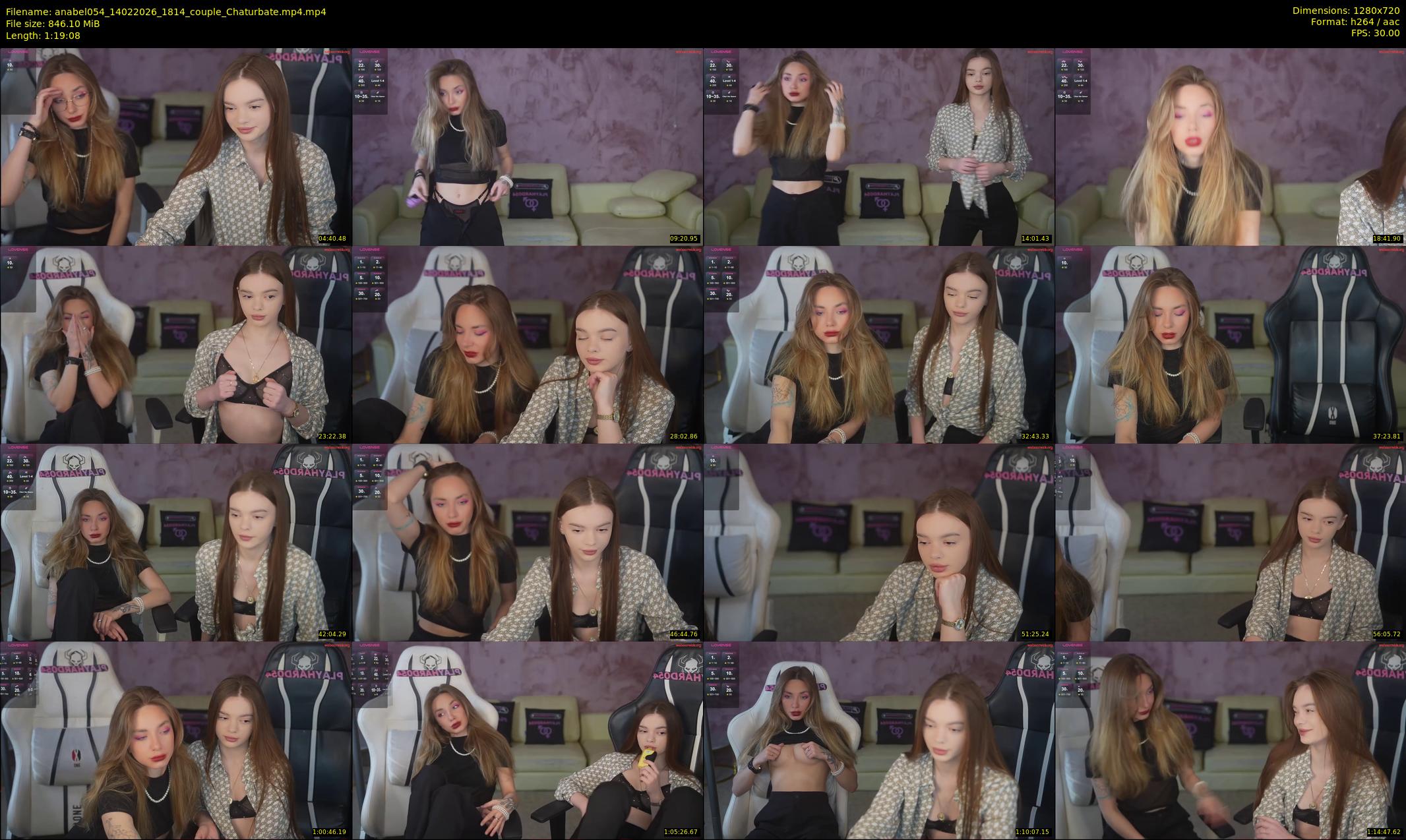 anabel054 — 80 minute Chaturbate female cam show recording, 720p, Feb 14, 2026