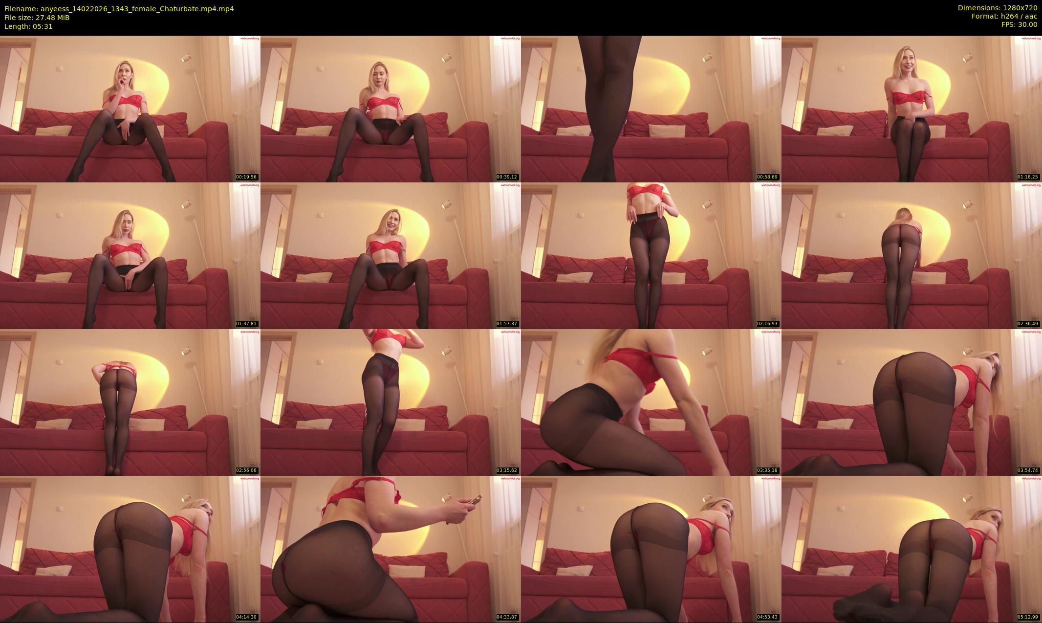 anyeess — 6 minute Chaturbate female cam show recording, 720p, Feb 14, 2026