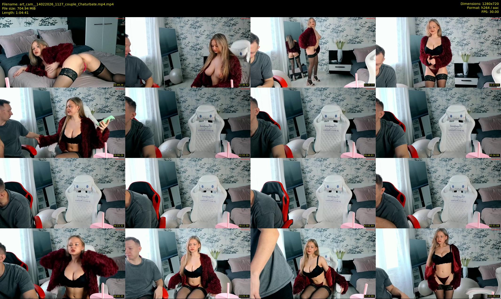 art_cam_ — 65 minute Chaturbate couple cam show recording, 720p, Feb 14, 2026