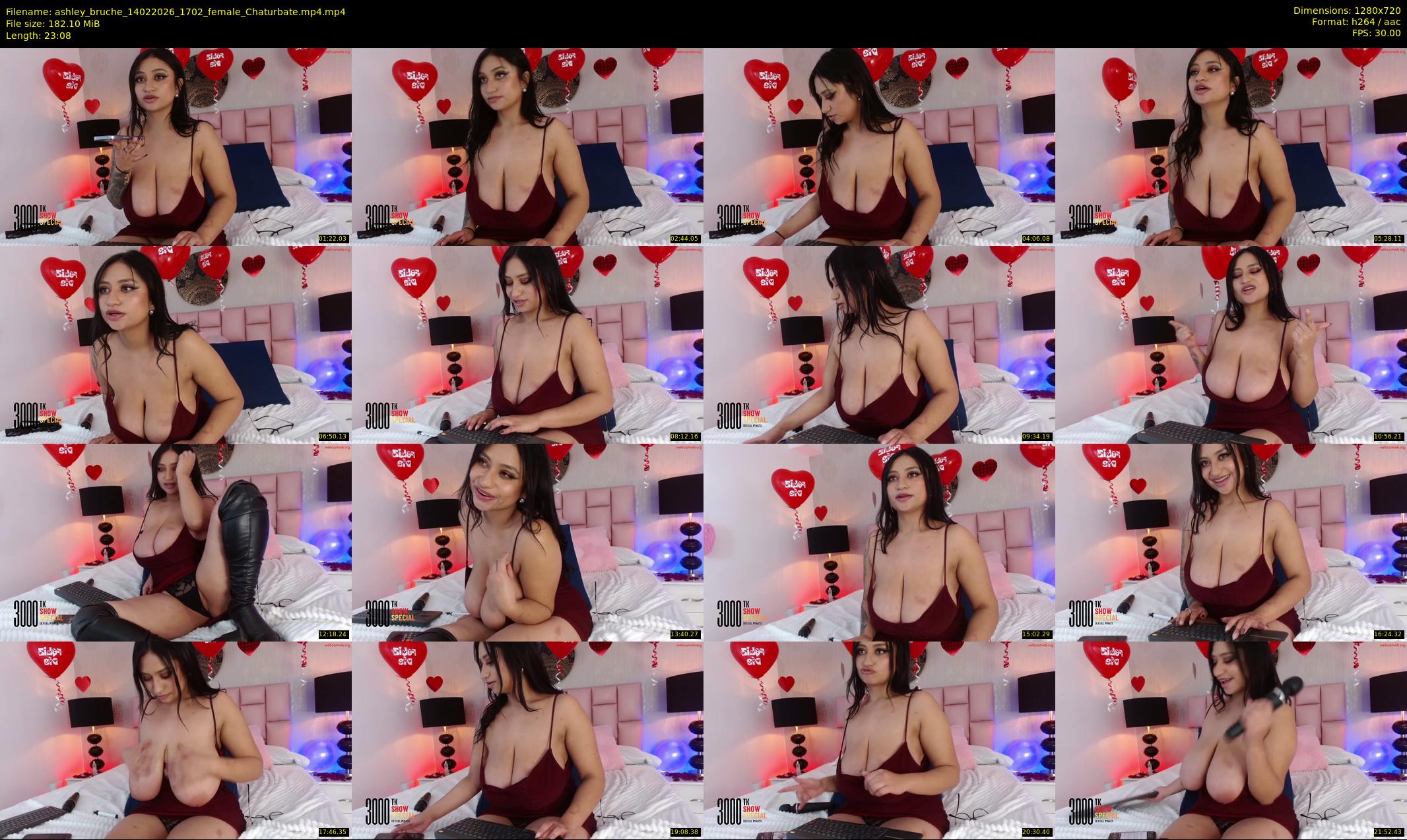 ashley_bruche — 24 minute Chaturbate female cam show recording, 720p, Feb 14, 2026