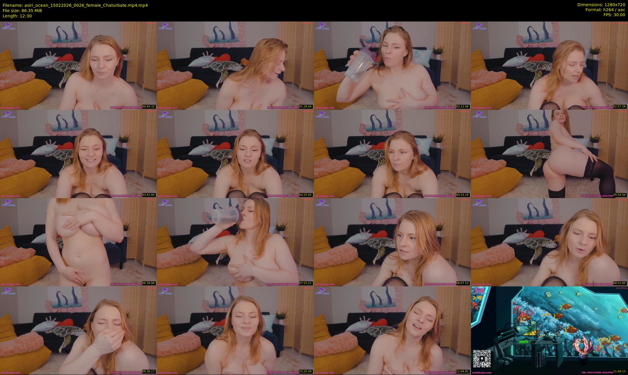 asiri_ocean — 13 minute Chaturbate female cam show recording, 720p, Feb 15, 2026