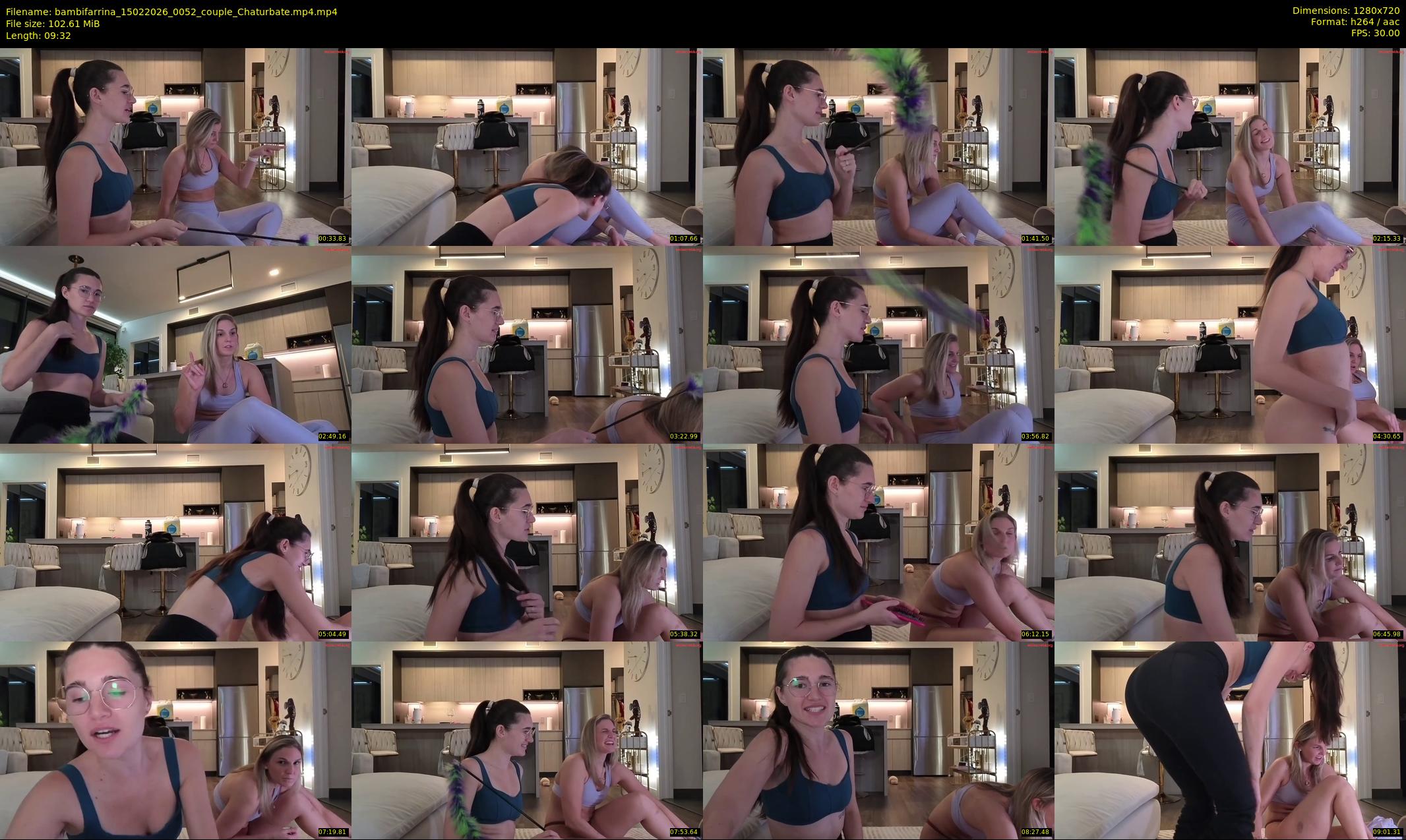 bambifarrina — 10 minute Chaturbate couple cam show recording, 720p, Feb 15, 2026