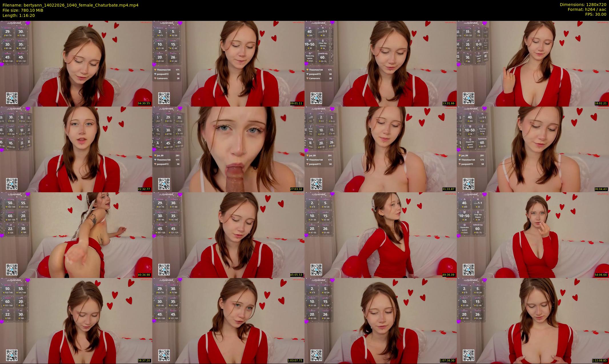bertyann — 77 minute Chaturbate female cam show recording, 720p, Feb 14, 2026