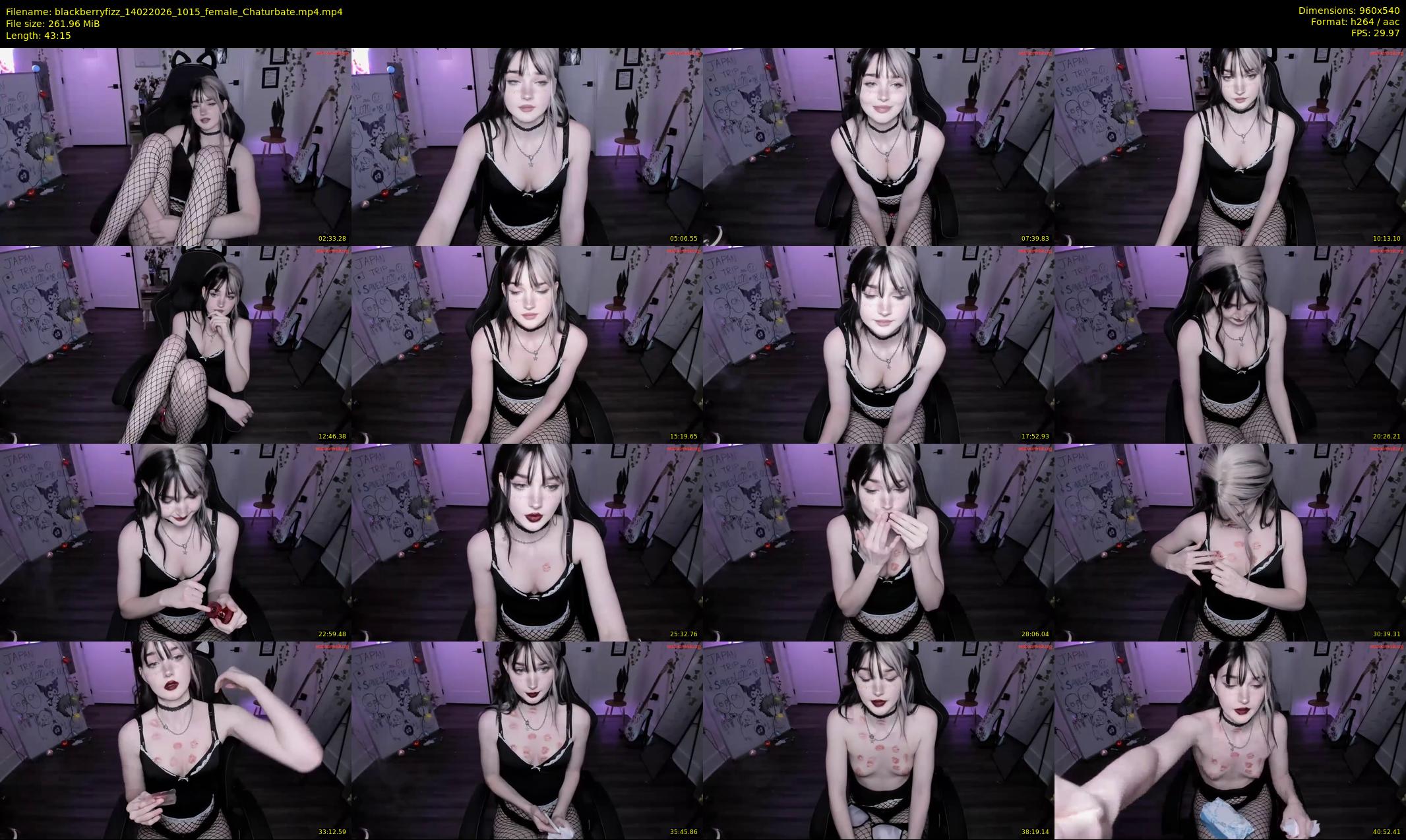 blackberryfizz — 44 minute Chaturbate female cam show recording, 480p, Feb 14, 2026