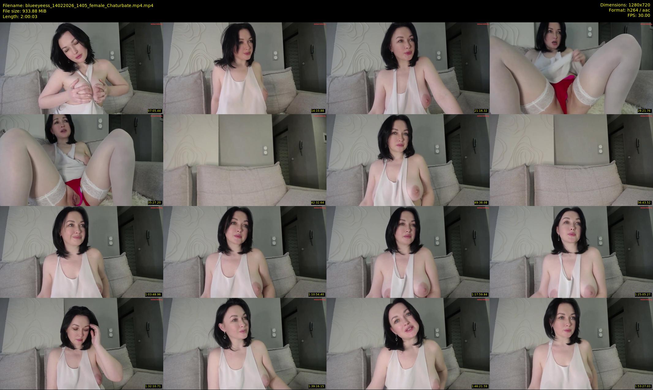 blueeyeess — 121 minute Chaturbate female cam show recording, 720p, Feb 14, 2026