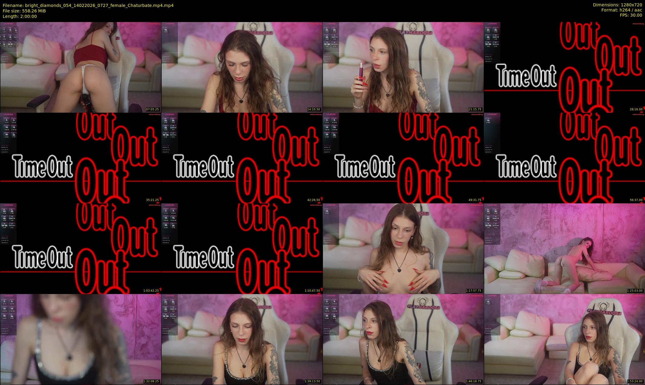 bright_diamonds_054 — 120 minute Chaturbate couple cam show recording, 720p, Feb 14, 2026