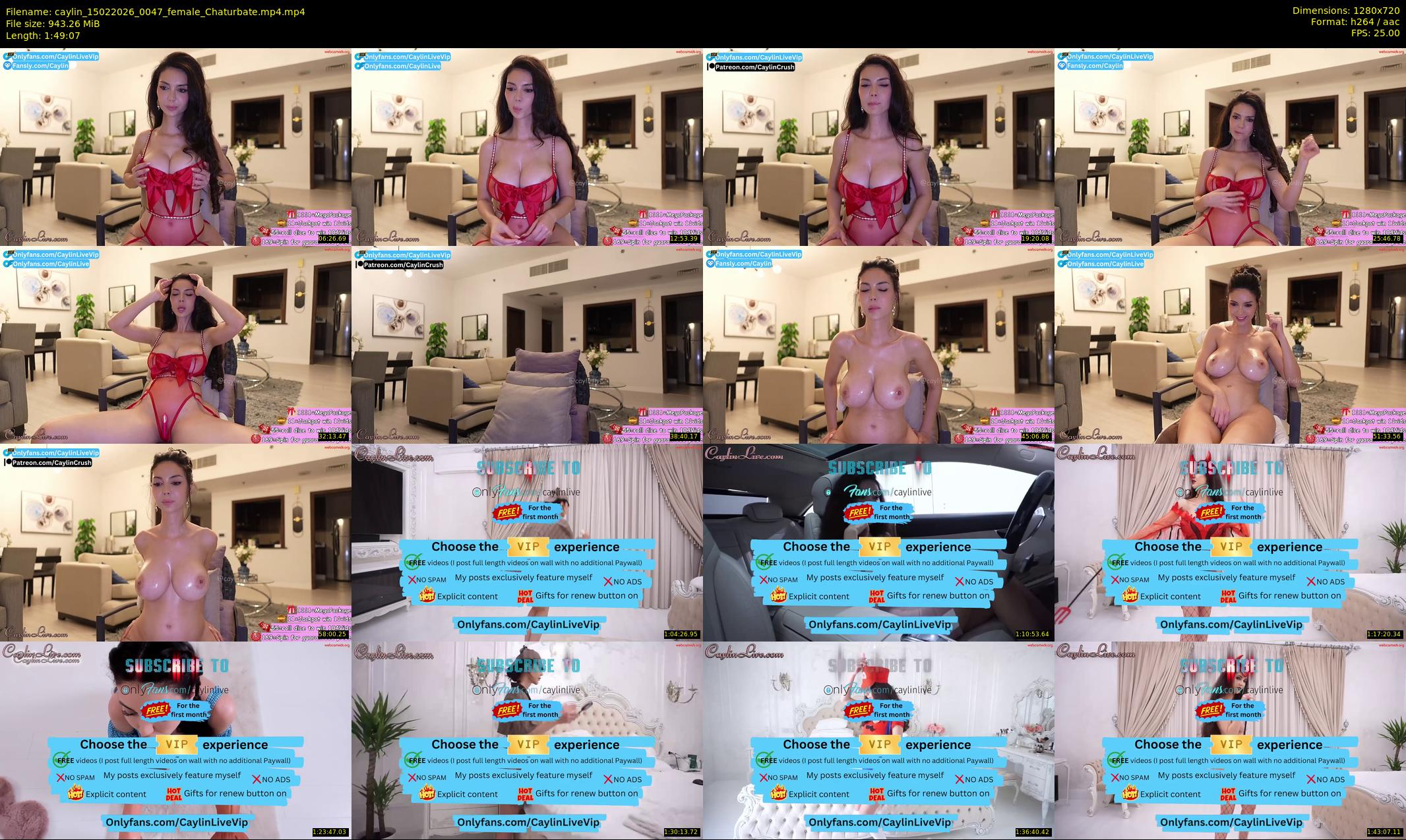 caylin — 110 minute Chaturbate female cam show recording, 720p, Feb 15, 2026