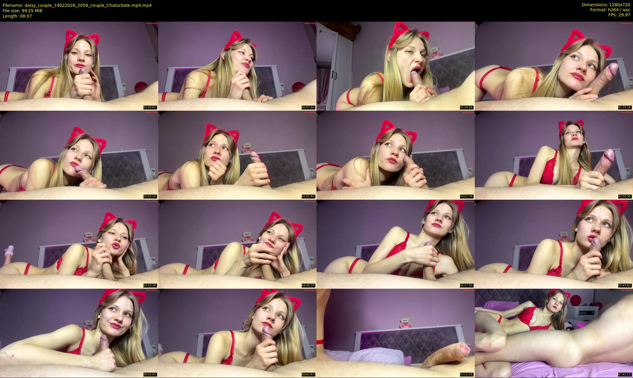 daisy_couple — 9 minute Chaturbate couple cam show recording, 720p, Feb 14, 2026