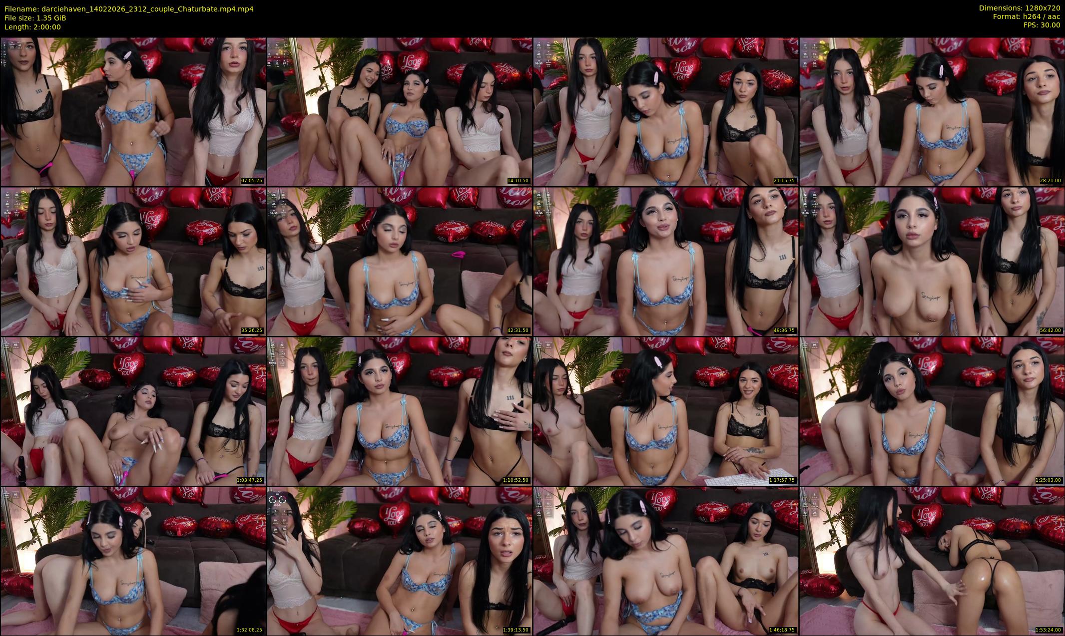 darciehaven — 120 minute Chaturbate female cam show recording, 720p, Feb 14, 2026