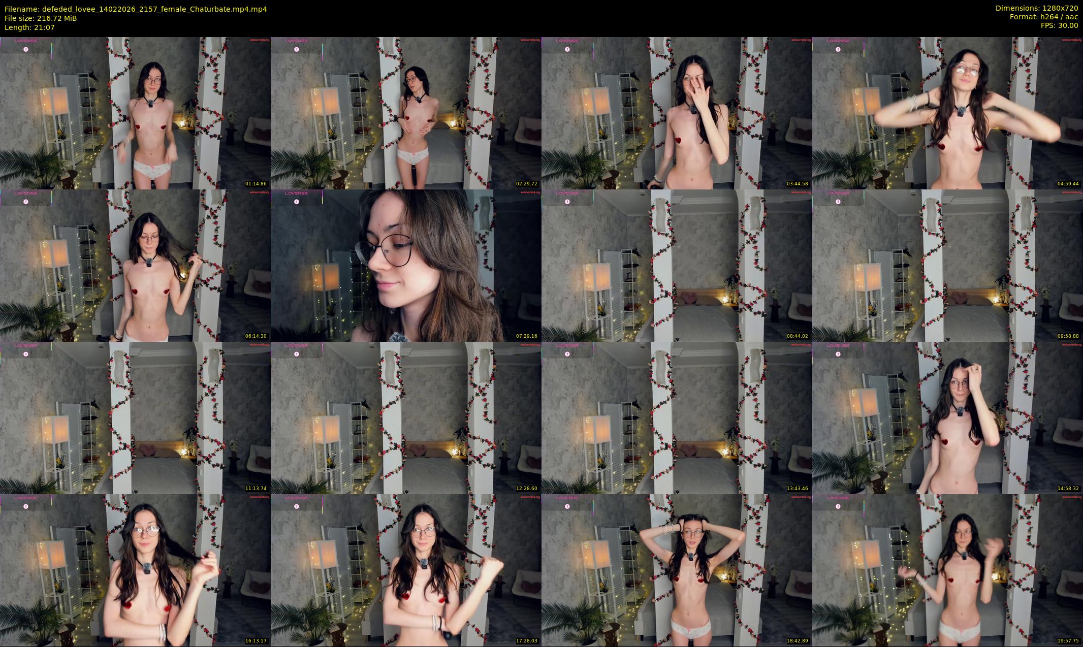 defeded_lovee — 22 minute Chaturbate female cam show recording, 720p, Feb 14, 2026